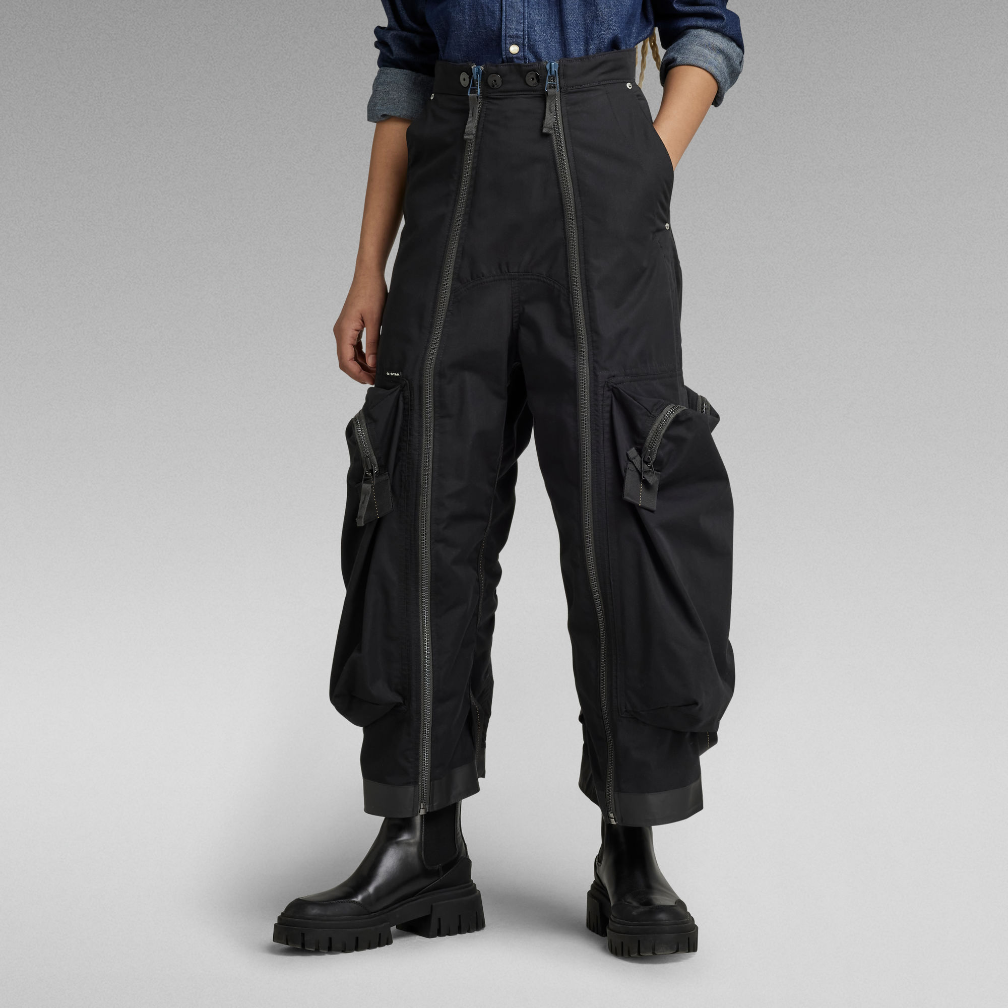 G-Star RAW E Para Broek - Zwart - Dames