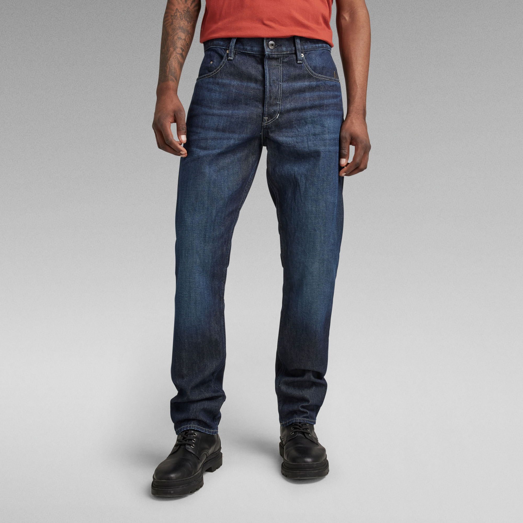 

Triple A Regular Straight Jeans - Dark blue - Men