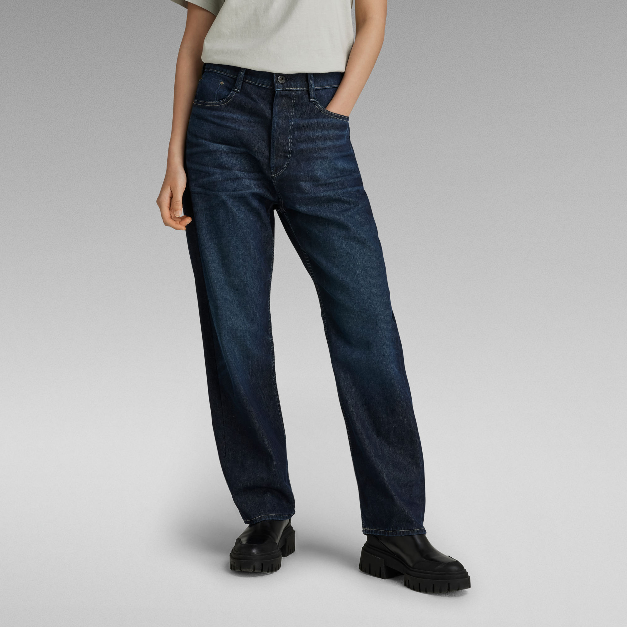 

Type 89 Loose Jeans - Dark blue - Women
