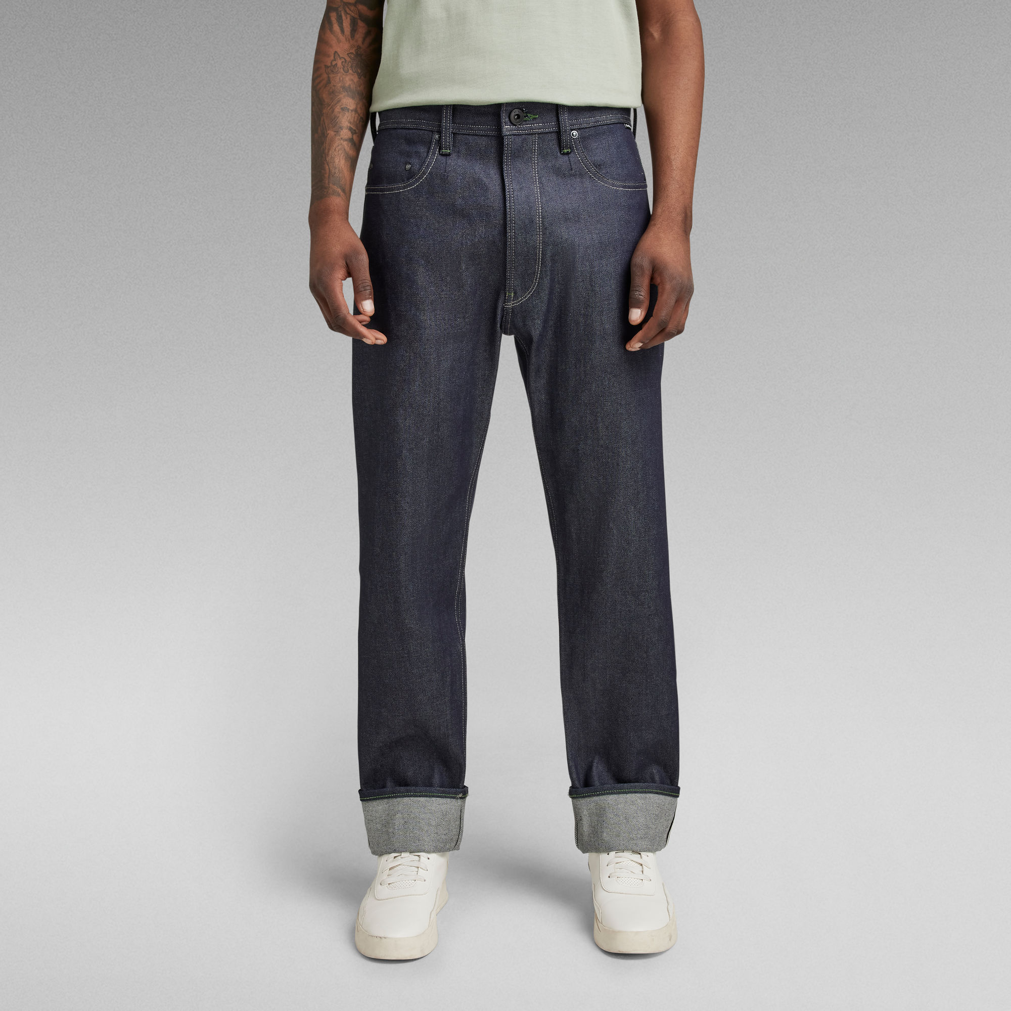 

Type 49 Relaxed Straight Selvedge Jeans - Dark blue - Men