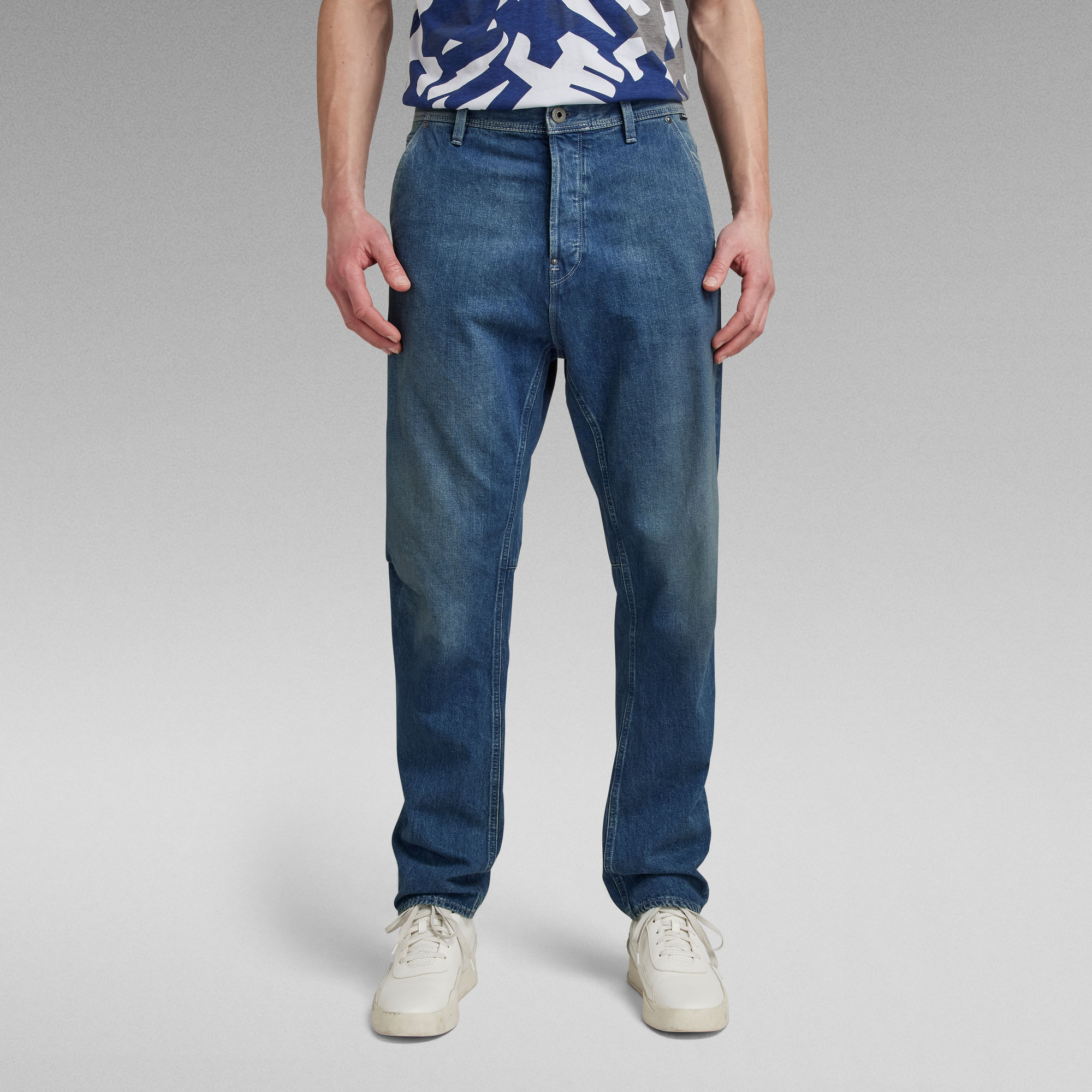 

Grip 3D Relaxed Tapered Jeans - Dark blue - Men