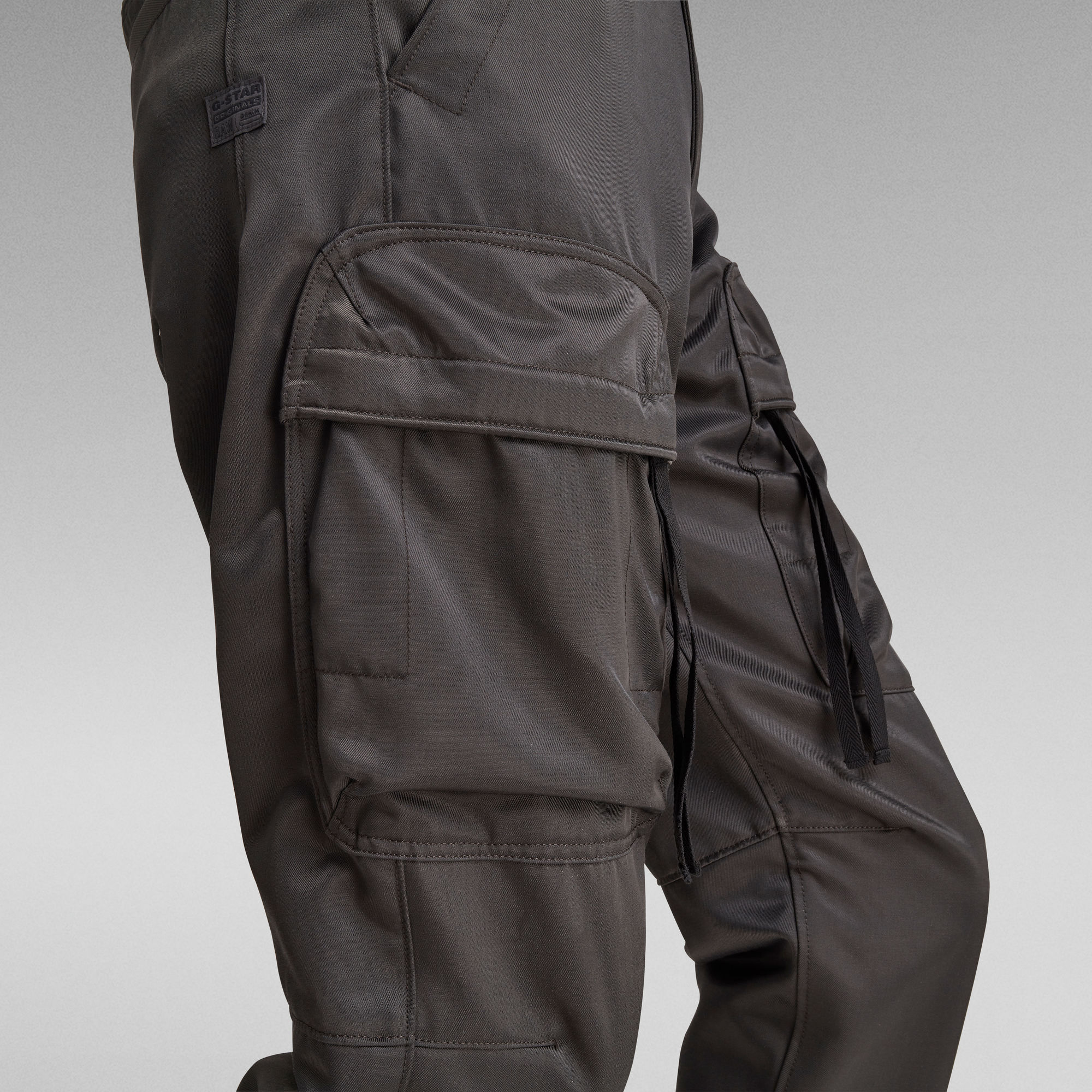 G-Star RAW Boyfriend Tapered 3D Broek Zakken Grijs Dames