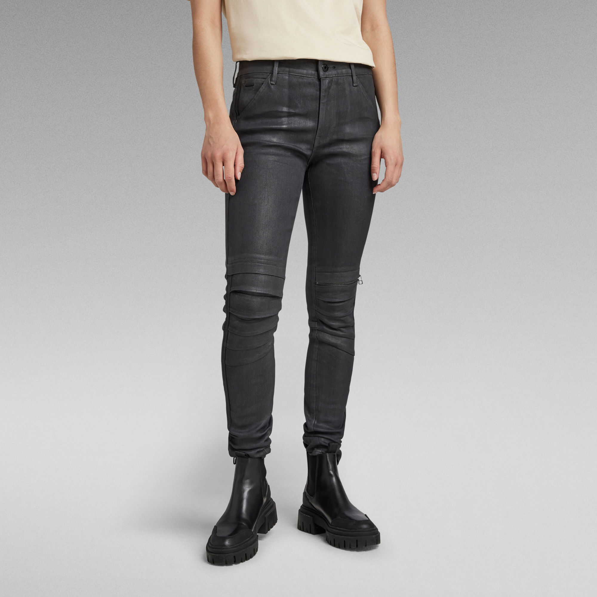 G-Star RAW 1914 3D Skinny Jeans - Zwart - Dames