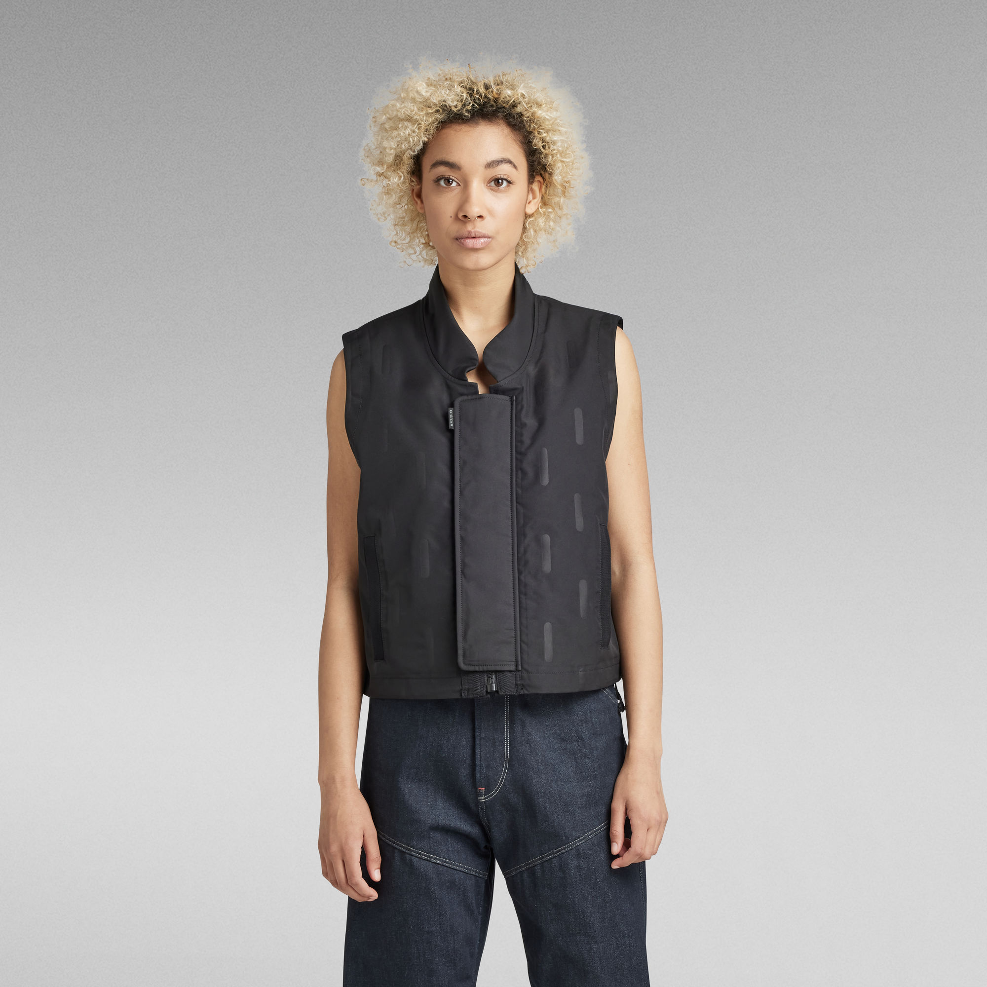 G-Star RAW Opblaasbare Bodywarmer - Zwart - Dames