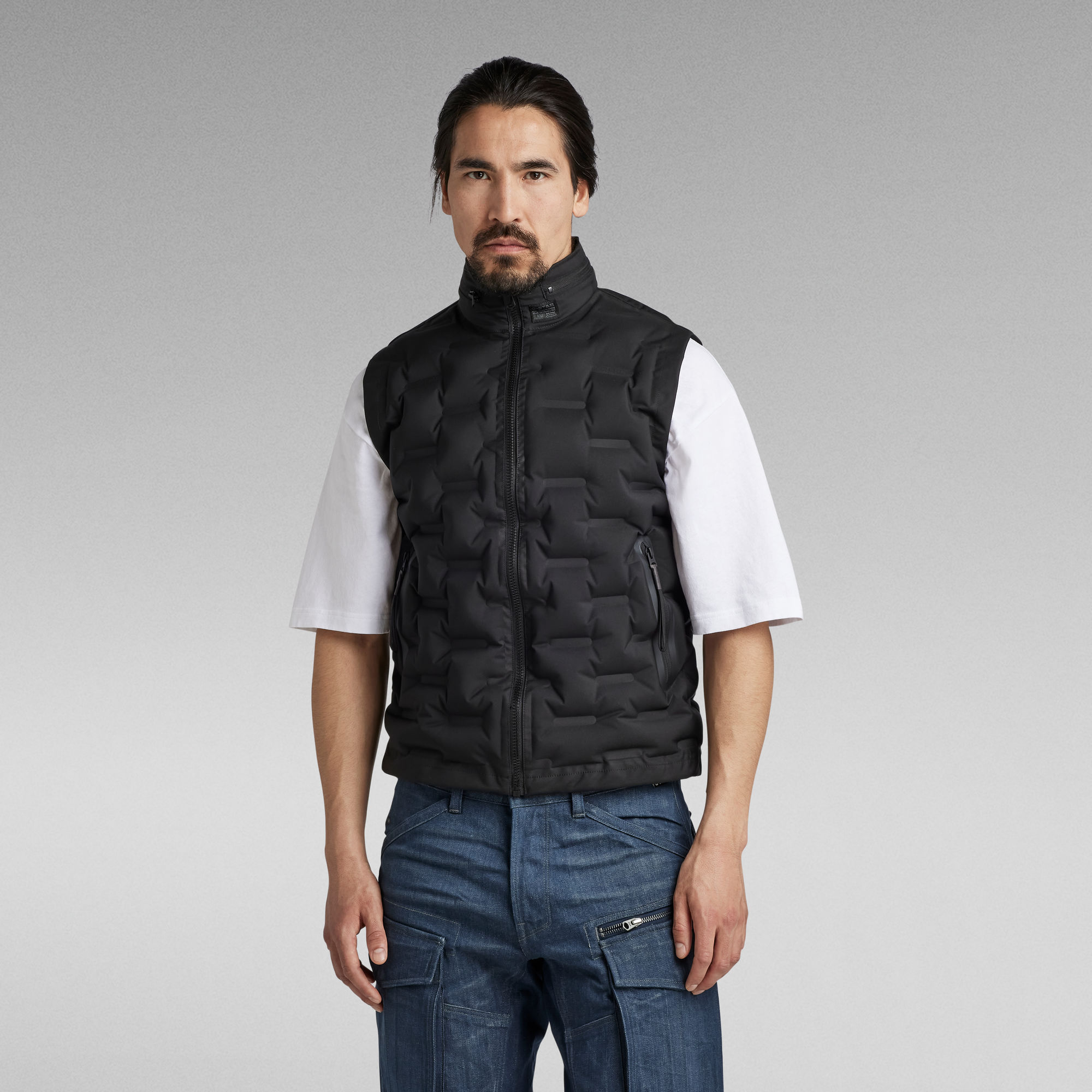 

Opblaasbare 3D Bodywarmer - Zwart - Heren