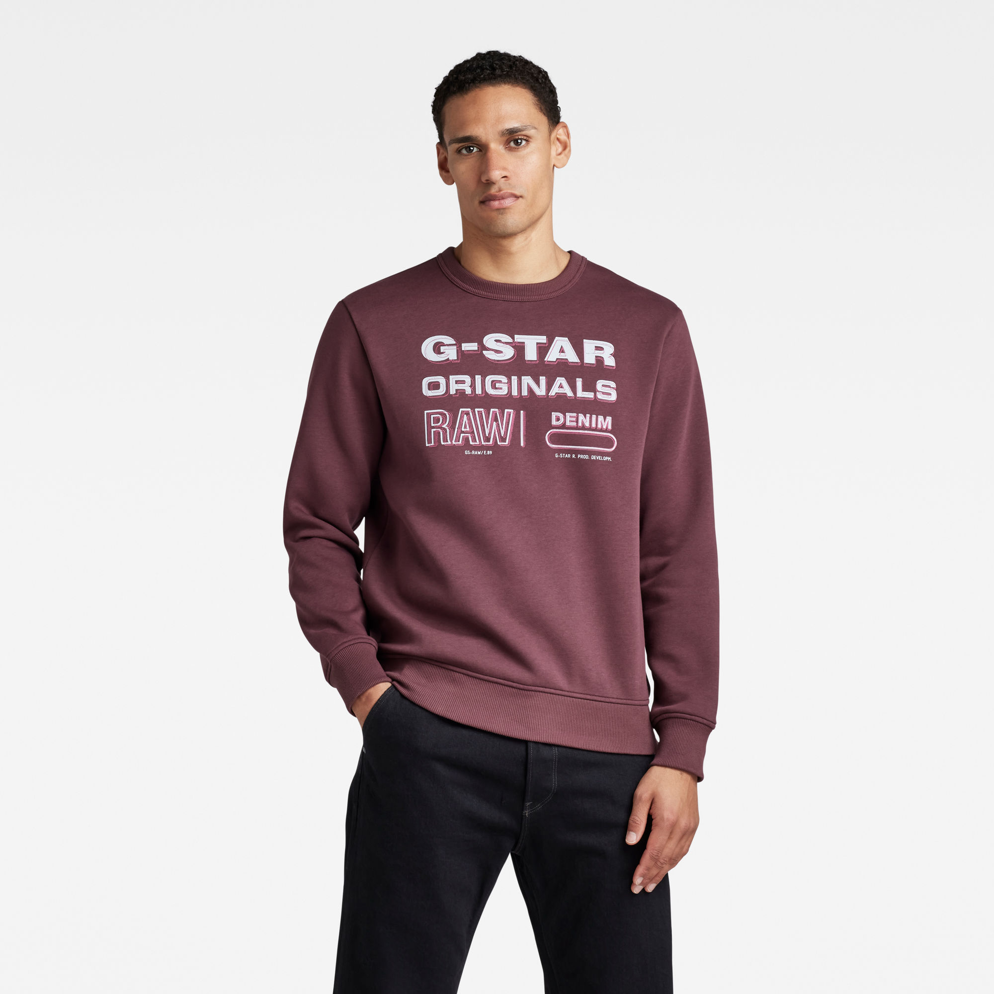 

Originals Stamp Sweater - Purple - Men