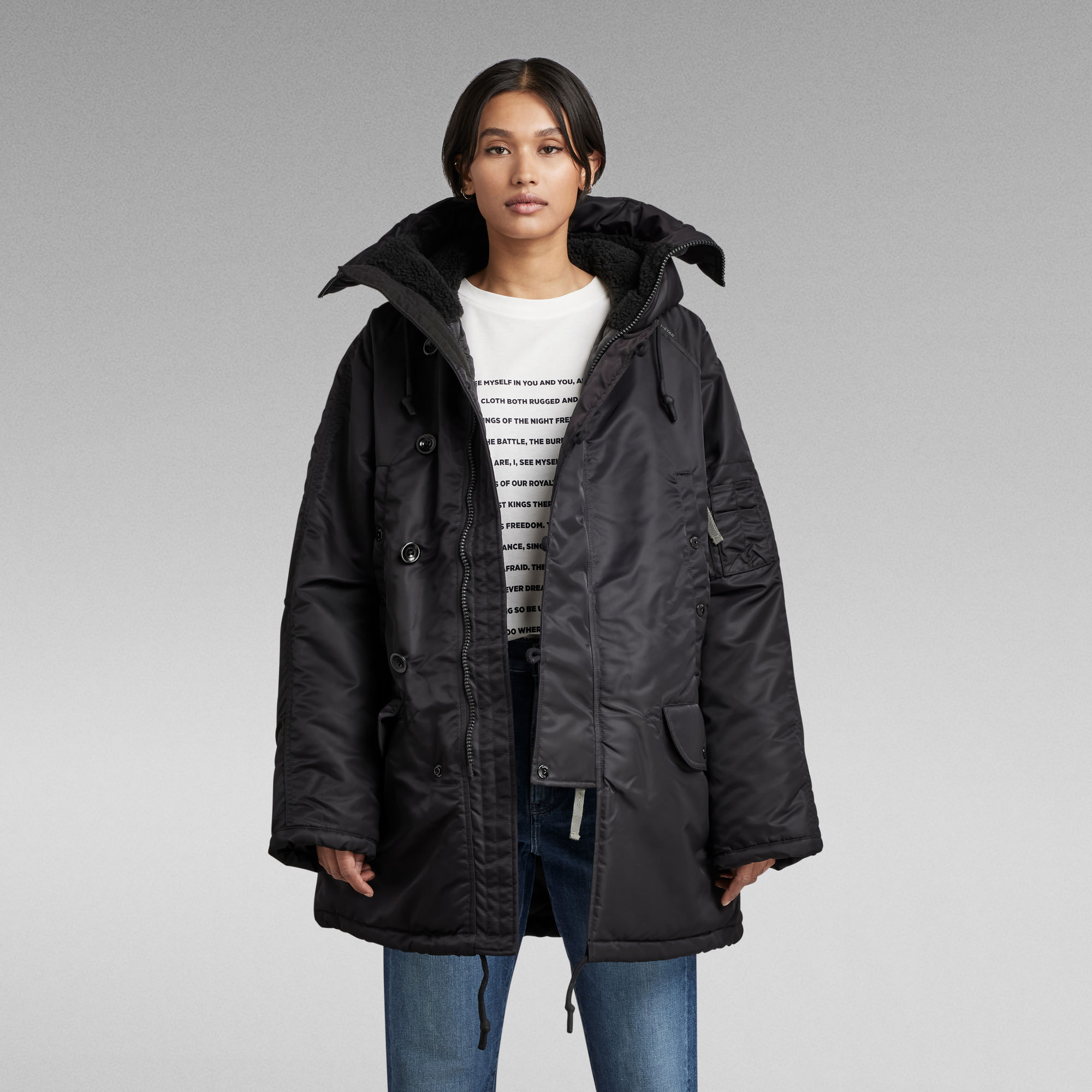 

Air Force Parka - Black - Women