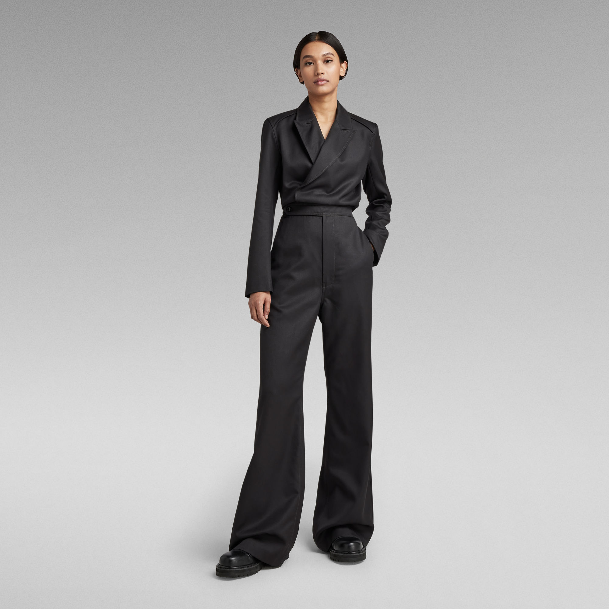 Panzer Jumpsuit - Schwarz - Damen