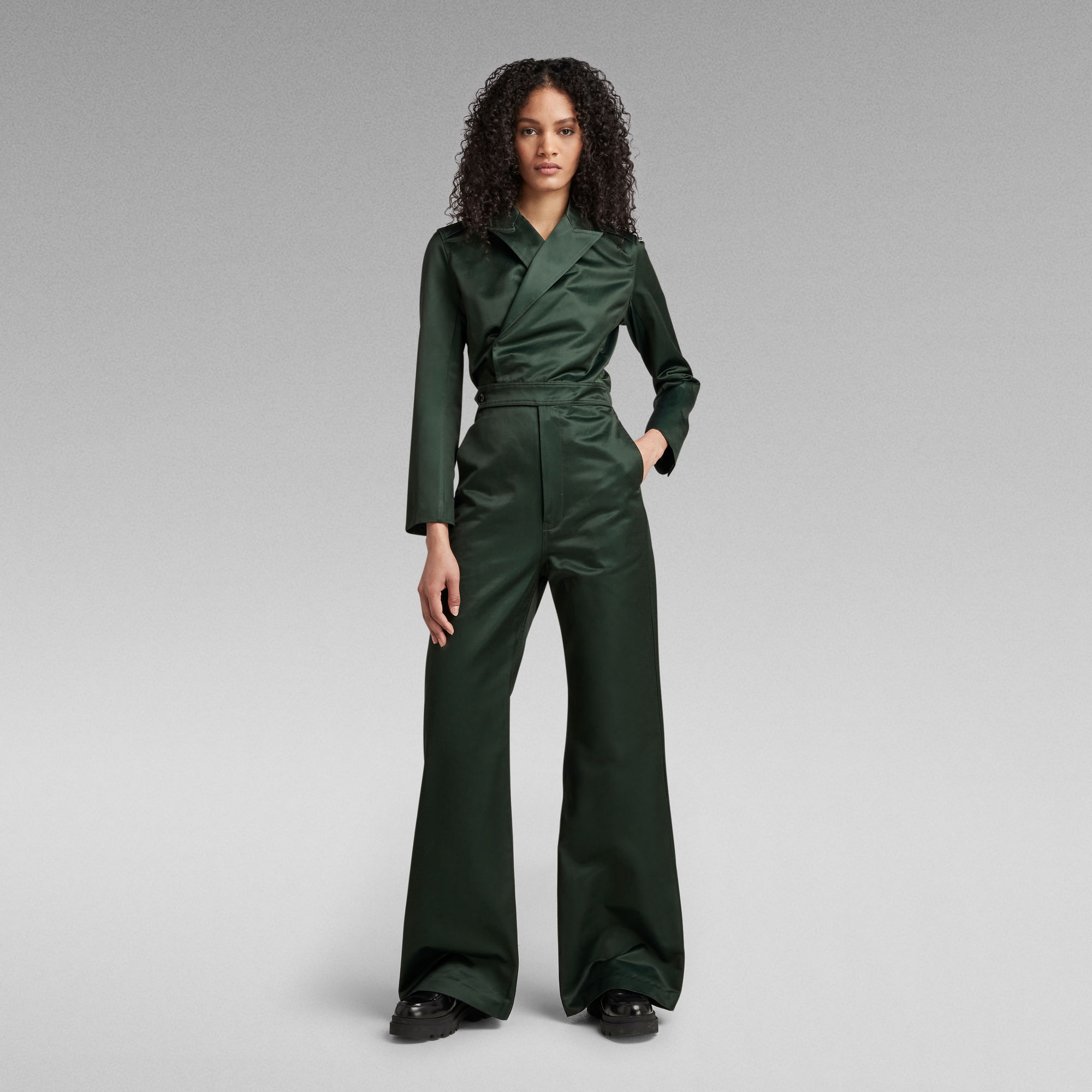 Panzer Jumpsuit - Grün - Damen