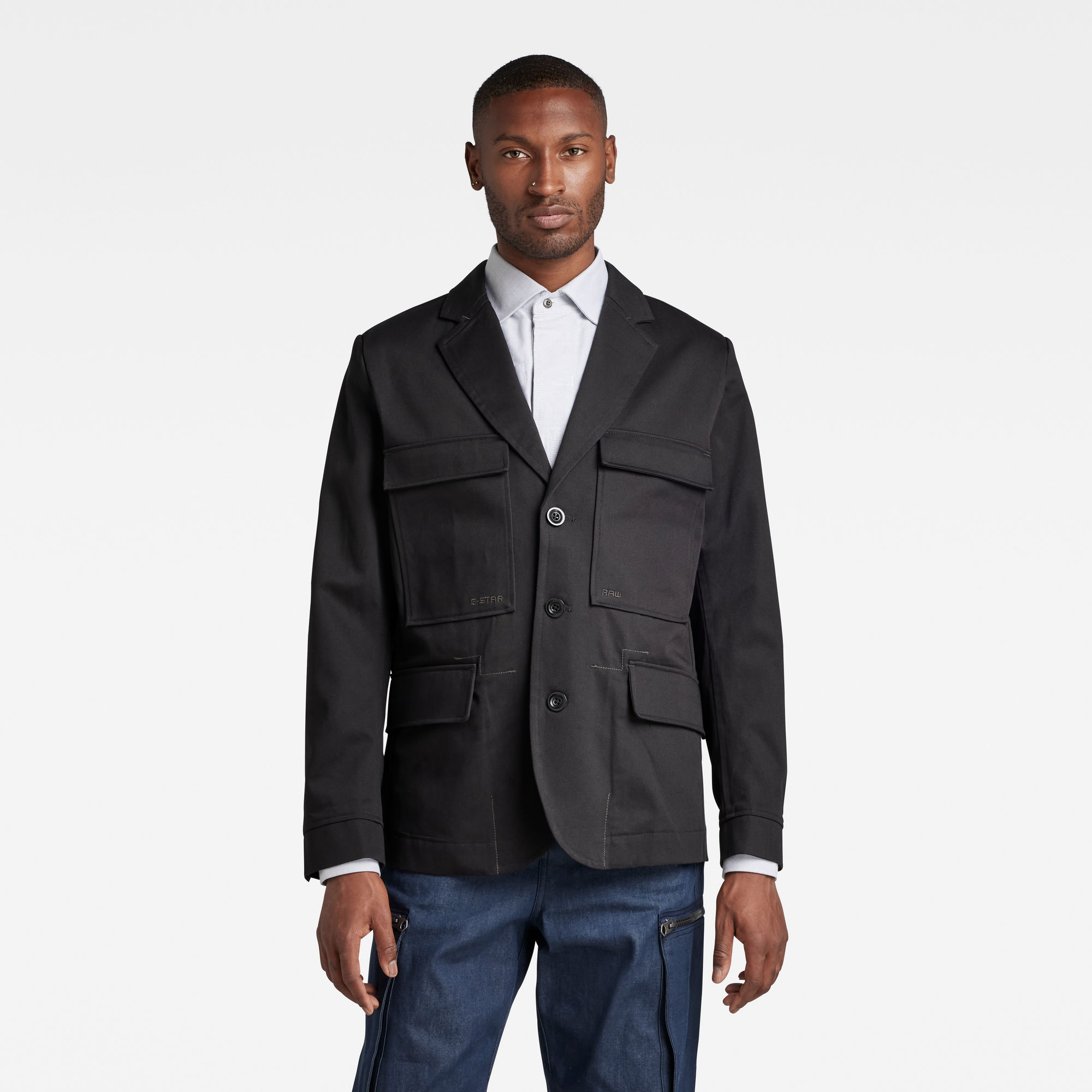 

Field Pocket Blazer - Black - Men