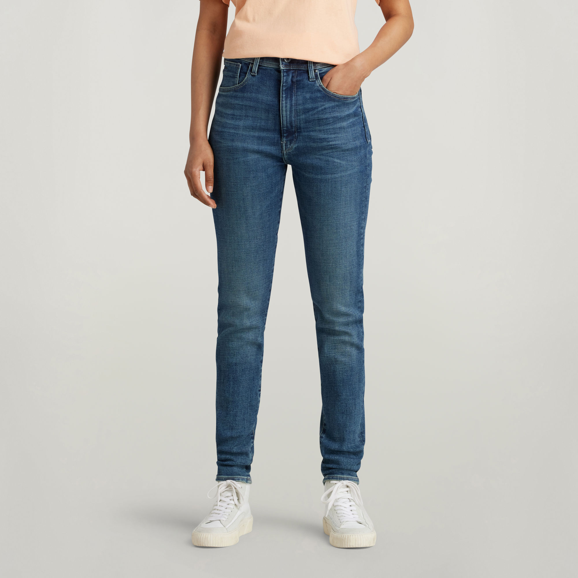 

Kafey Ultra High Skinny Jeans - Medium blue - Women