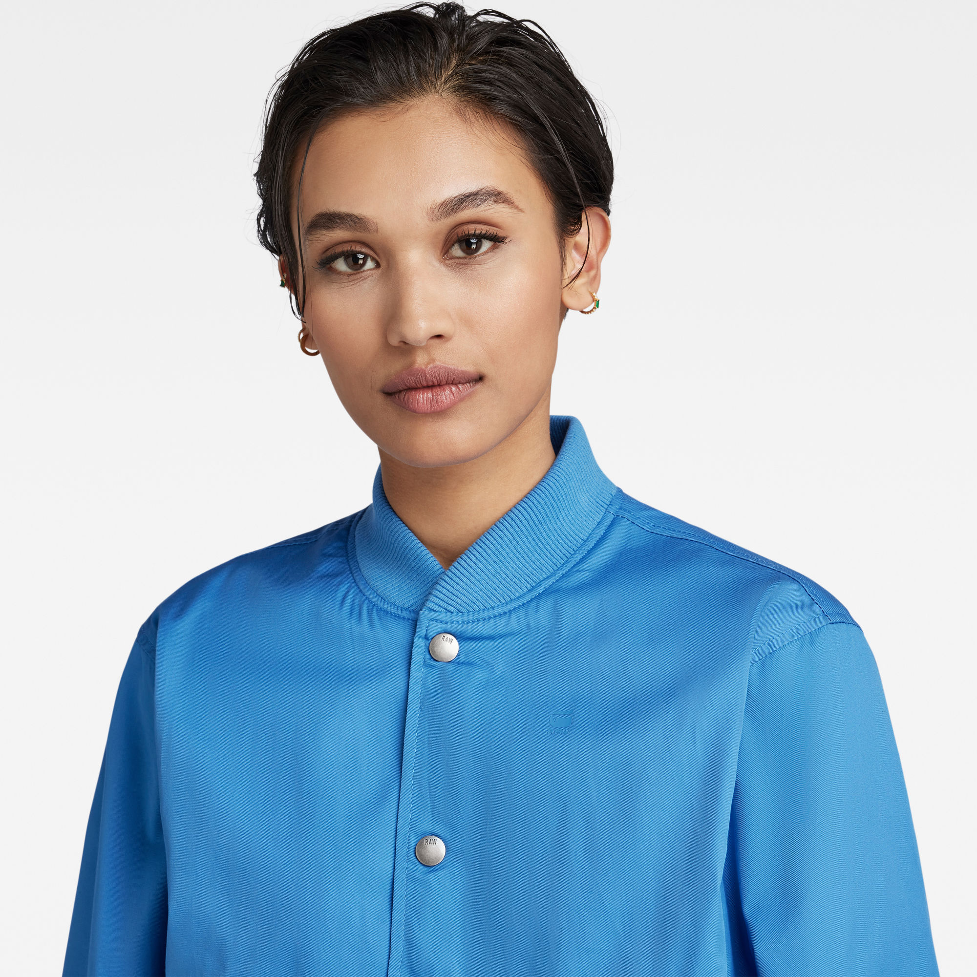 G-Star RAW Bomberjack Deline Boyfriend Midden blauw Dames