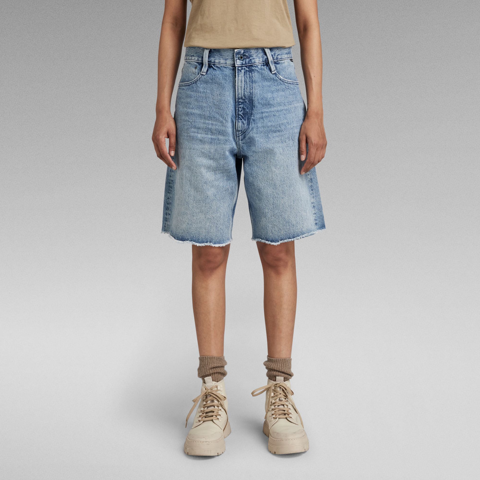 

Type 89 Bermuda Shorts - Light blue - Women