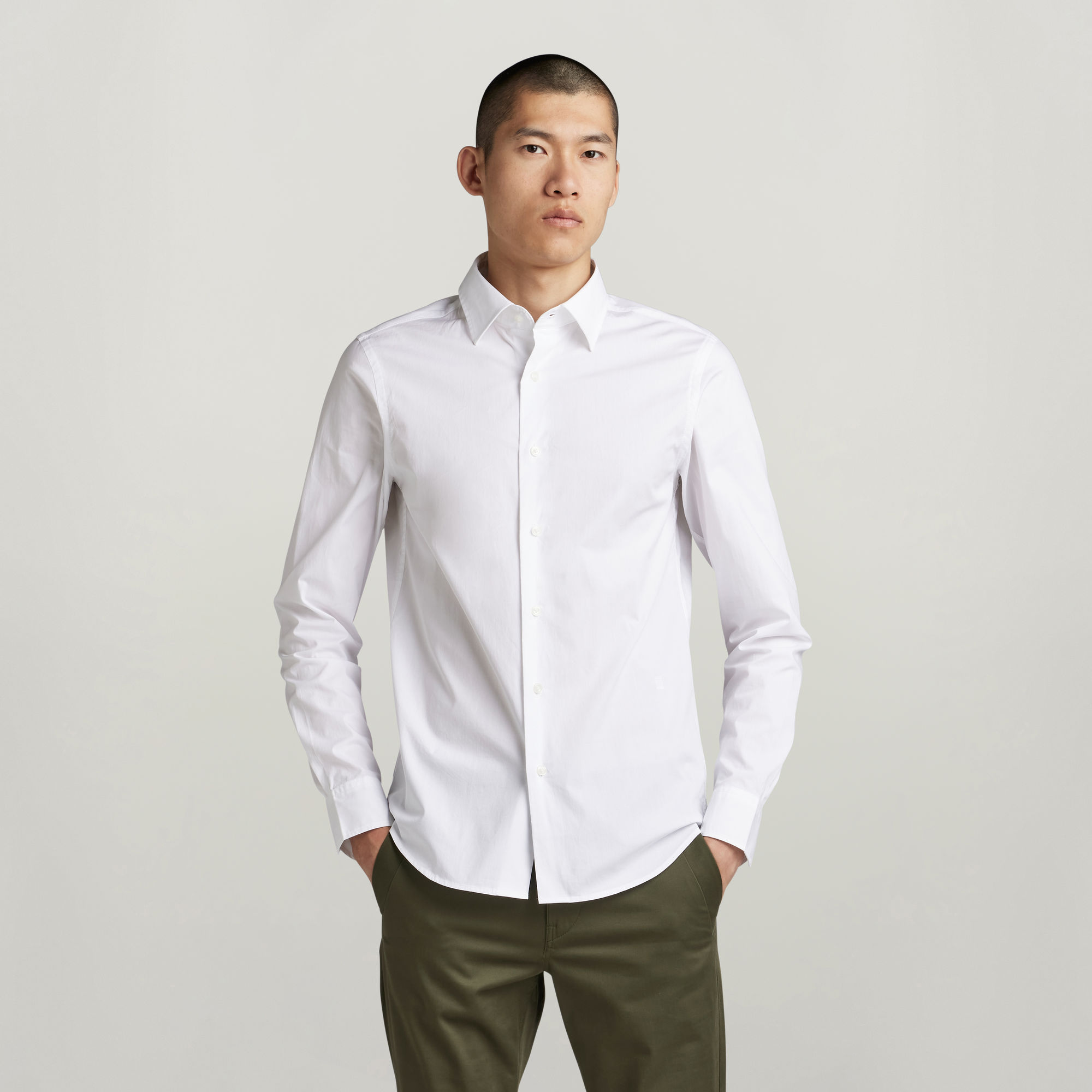 

Slim Shirt - White - Men