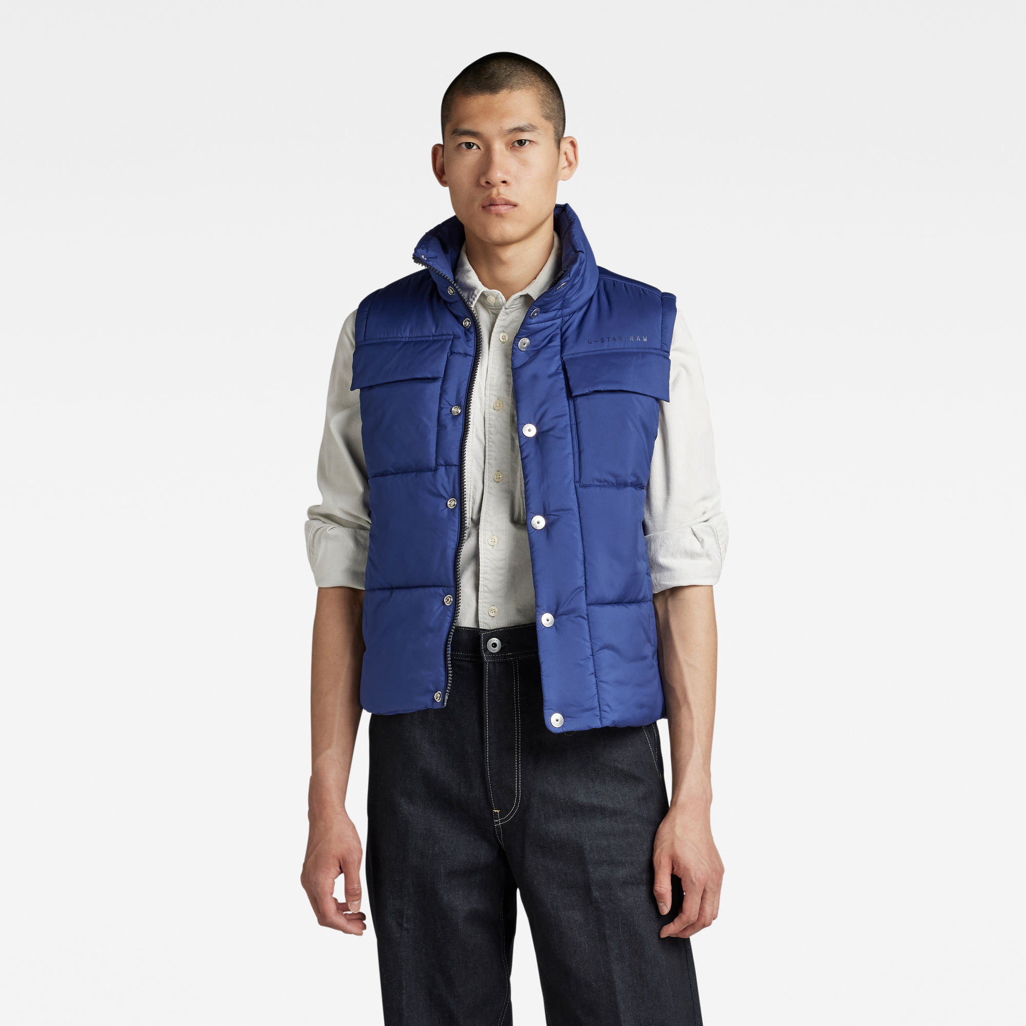 

Foundation Padded Weste - Mittelblau - Herren