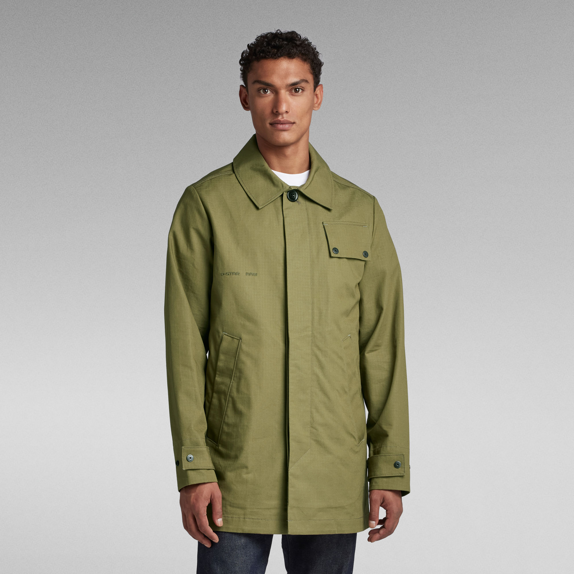 

Everyday Trenchcoat - Groen - Heren