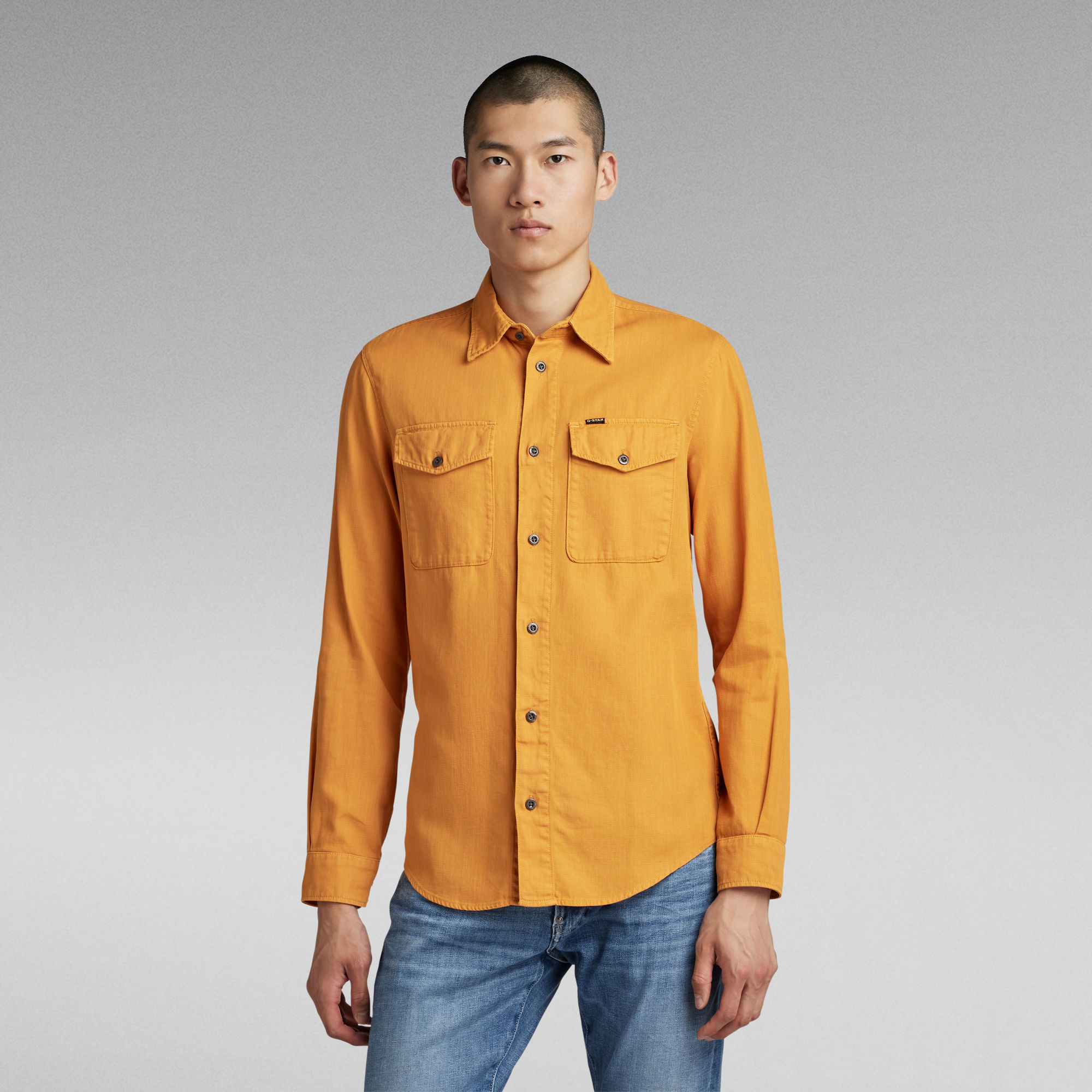 

Marine Slim Hemd - Gelb - Herren