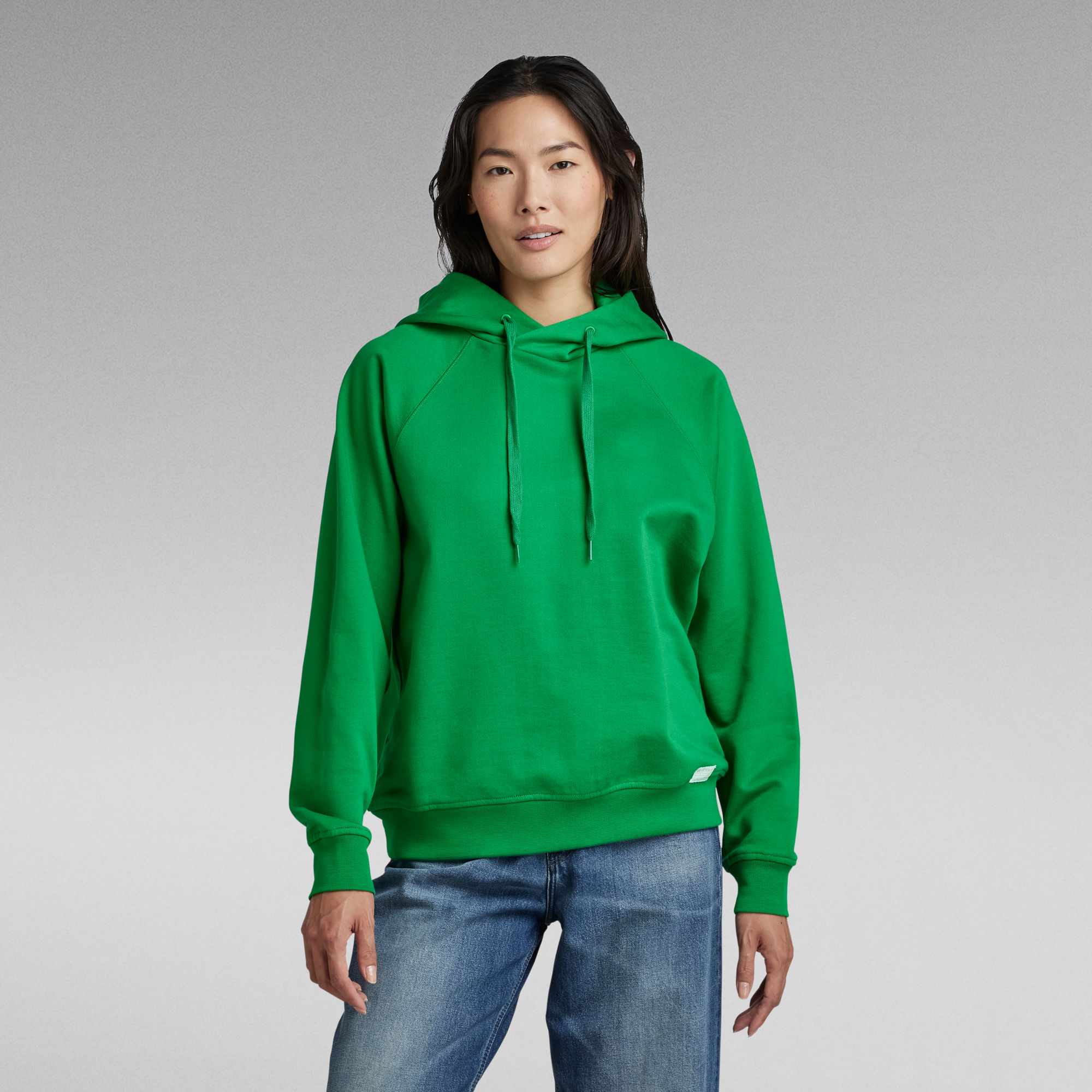 RAW. Graphic Hooded Sweatshirt - Grün - Damen