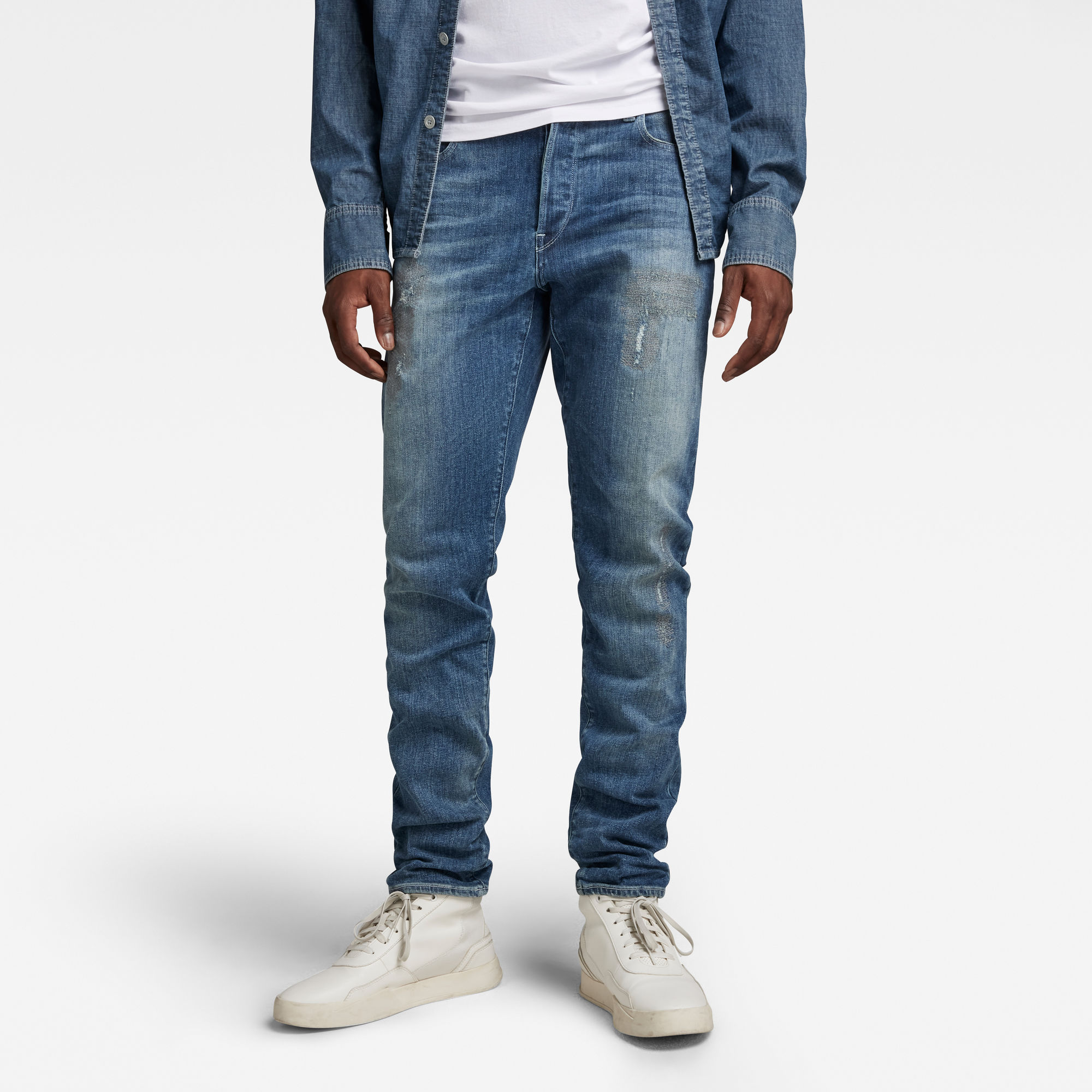 

3301 Slim Jeans - Hellblau - Herren