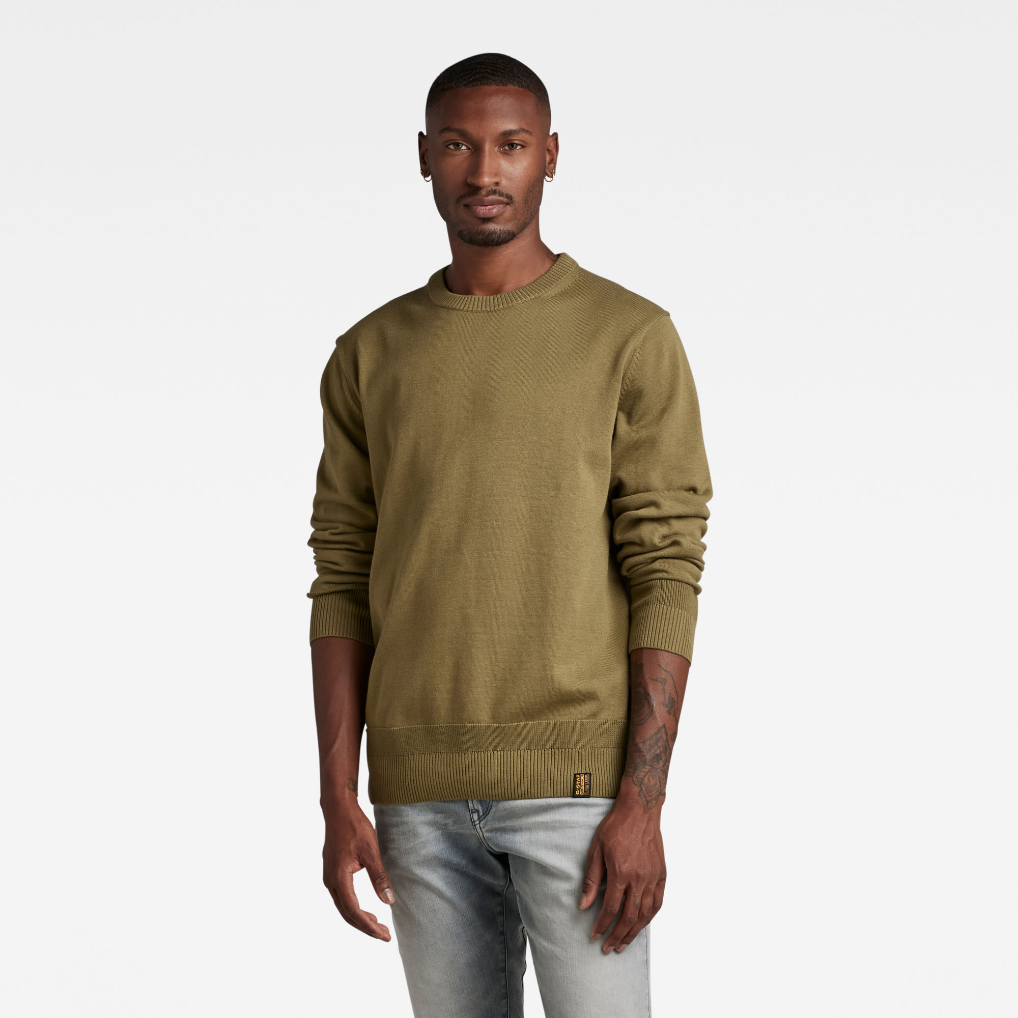 

Essential Performance Knitted Sweater - Green - Men