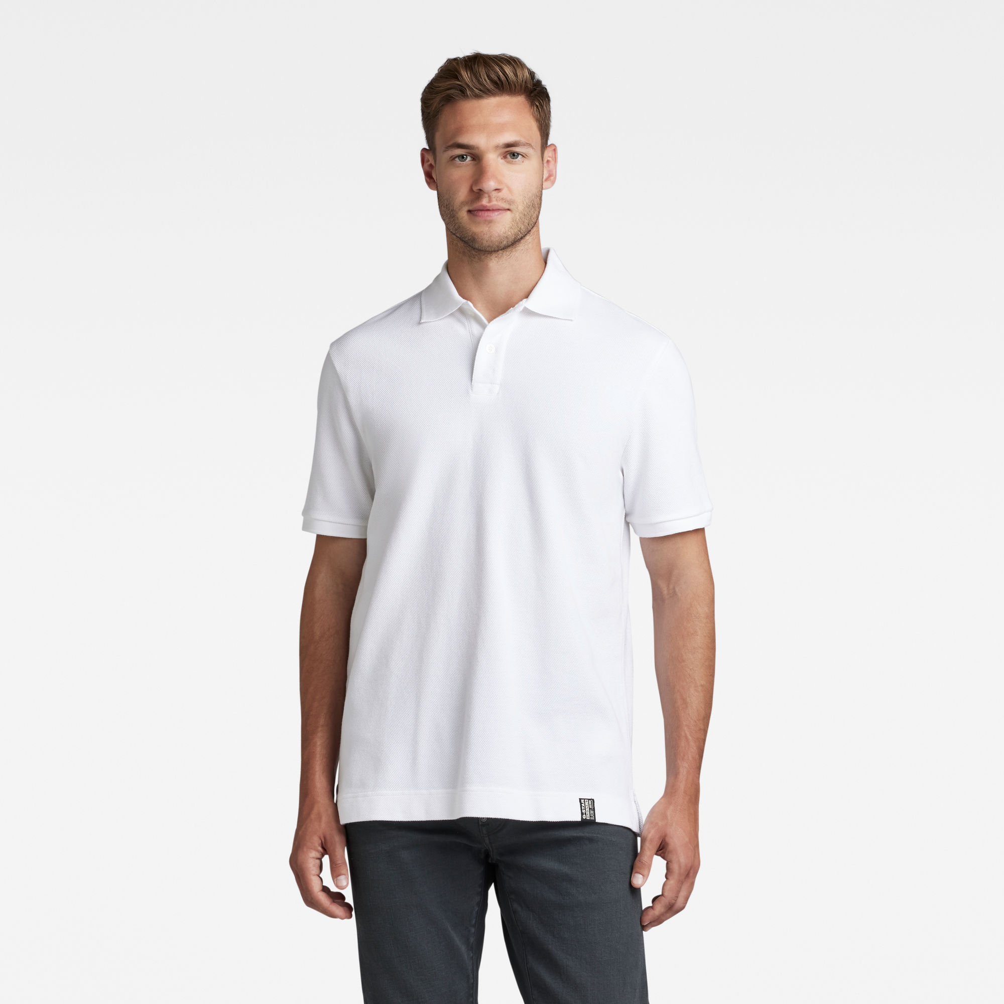 

Essential Poloshirt - Weiß - Herren