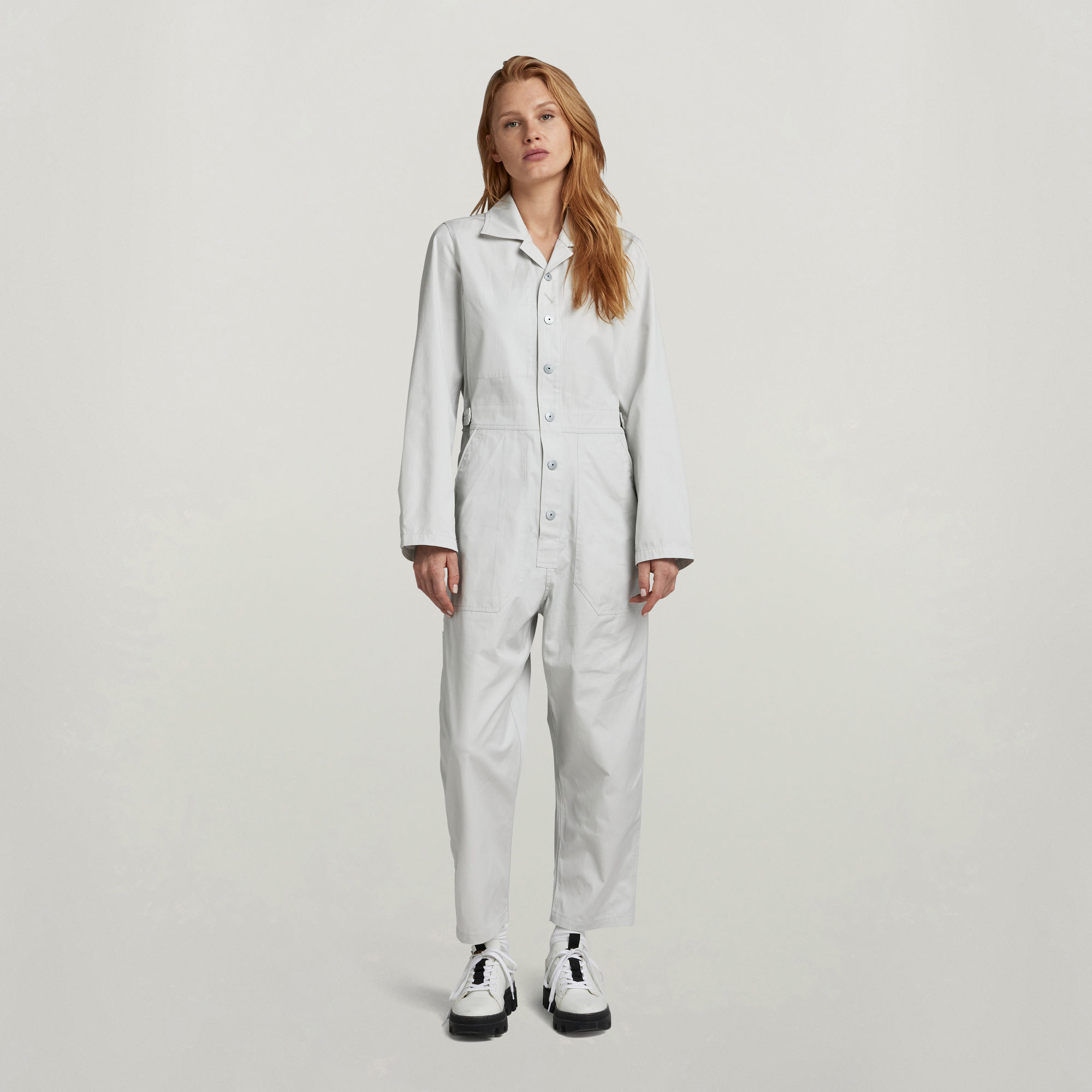 

Relaxed Jumpsuit - Grijs - Dames