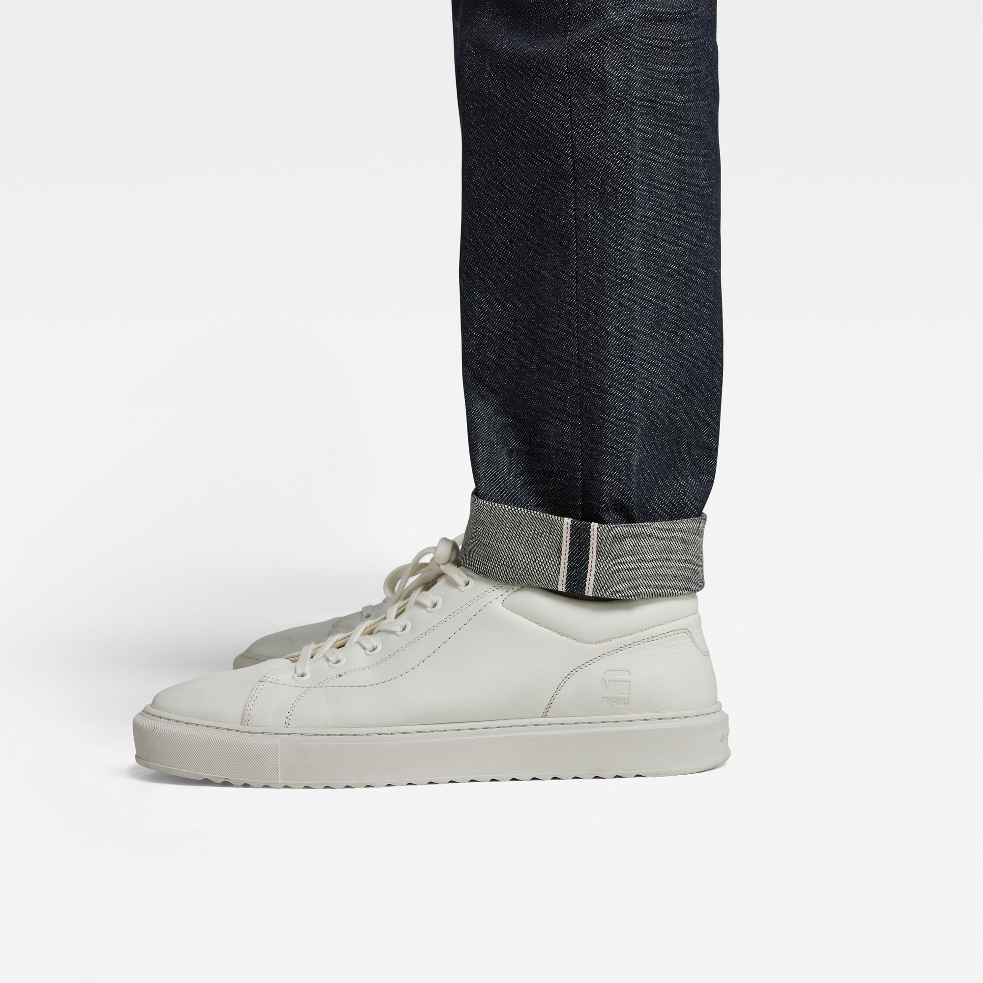 G-Star RAW Premium 3301 Slim Selvedge Jeans Donkerblauw Heren