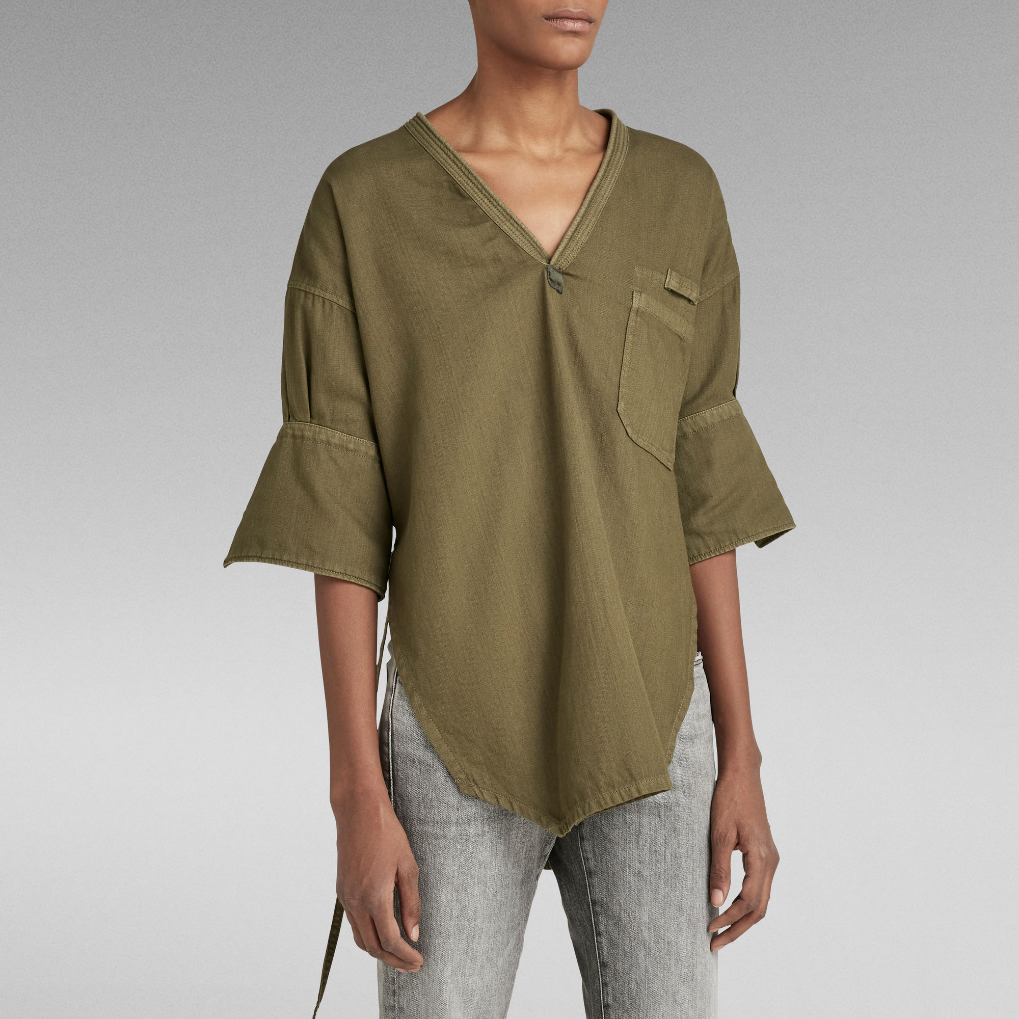 

Woven Tunic - Green - Women