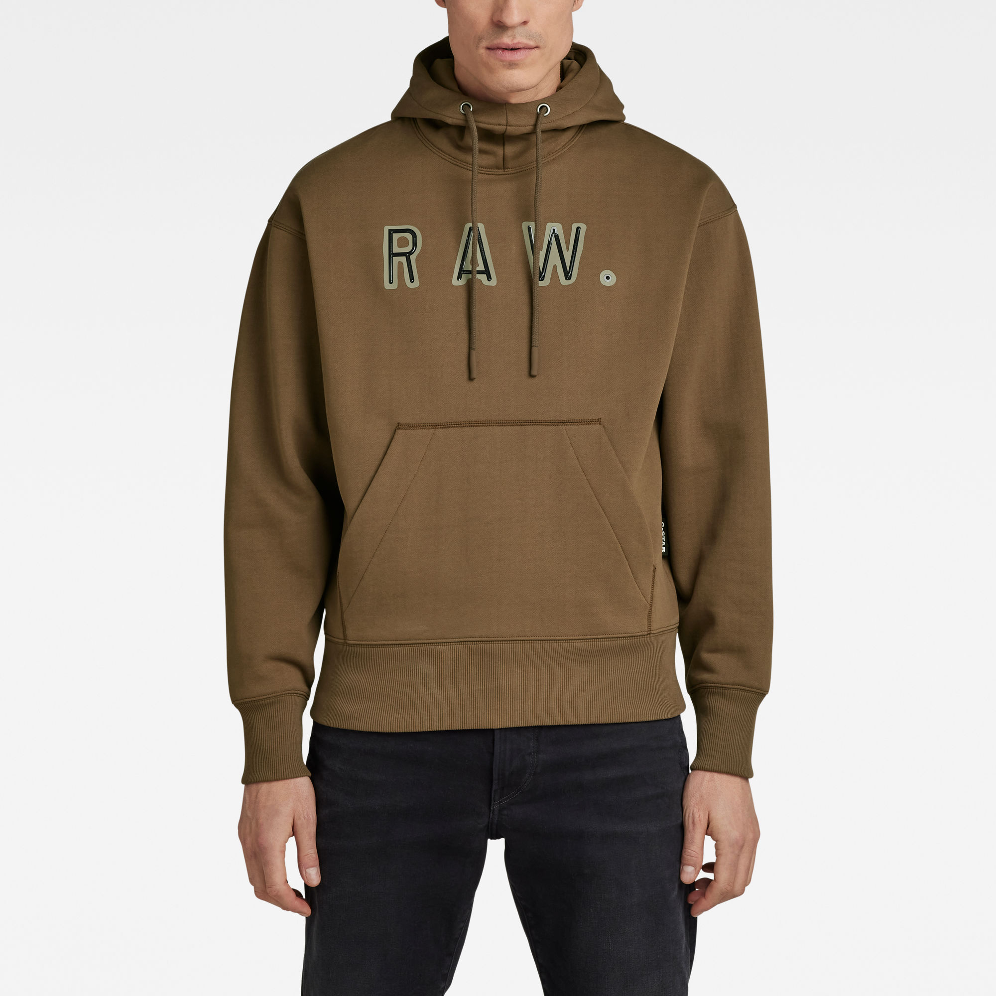 

Vulcanic RAW Loose Hooded Sweatshirt - Braun - Herren