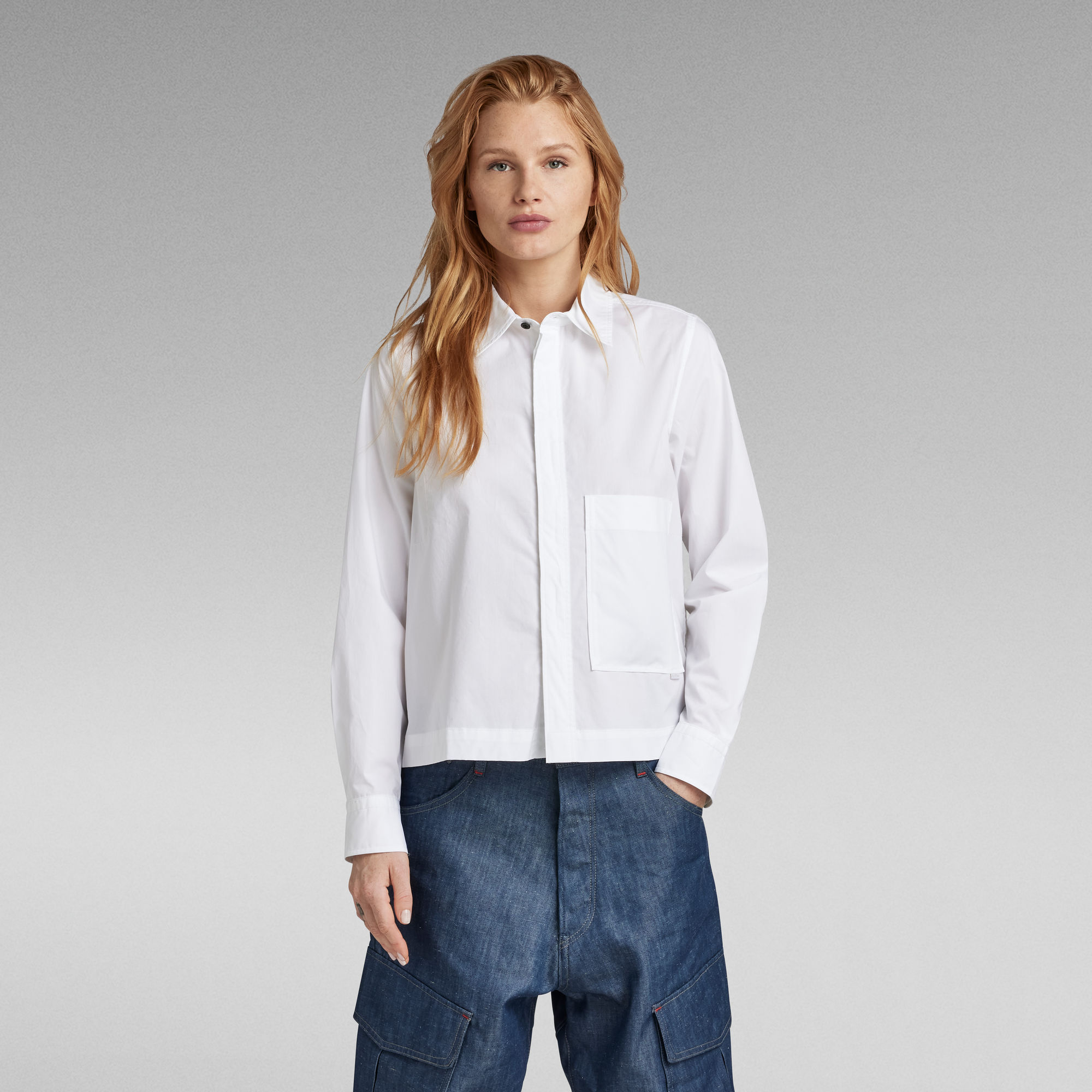 G-Star RAW Boxy Shirt - Wit - Dames