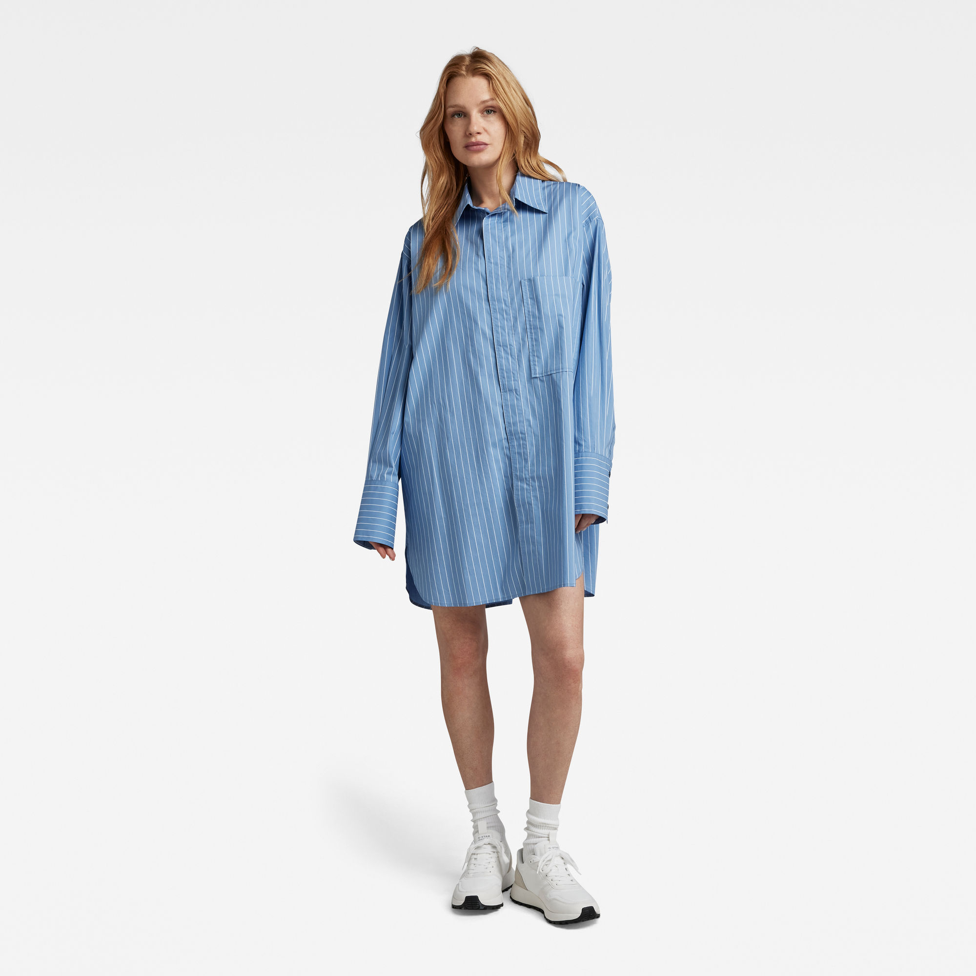 

Oversized Boyfriend Shirt - Multi color - Women