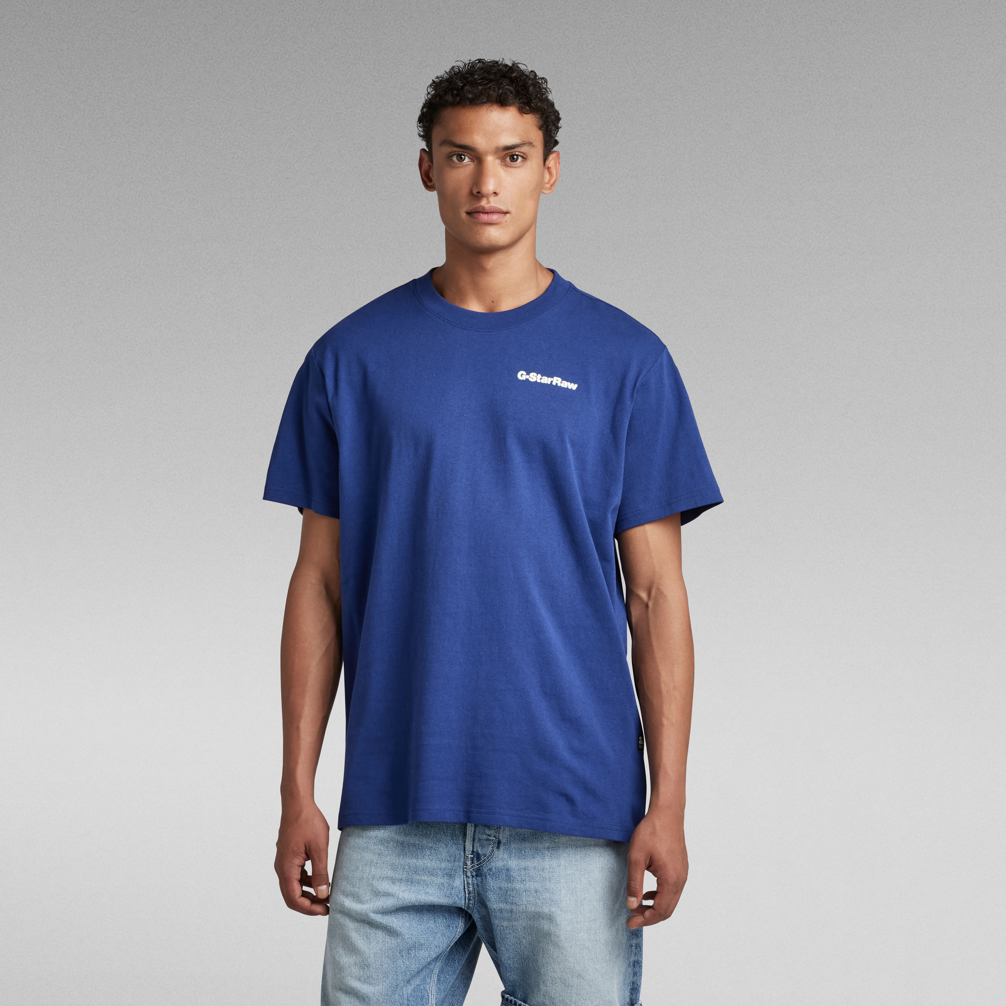 

Photographer Loose T-Shirt - Medium blue - Men