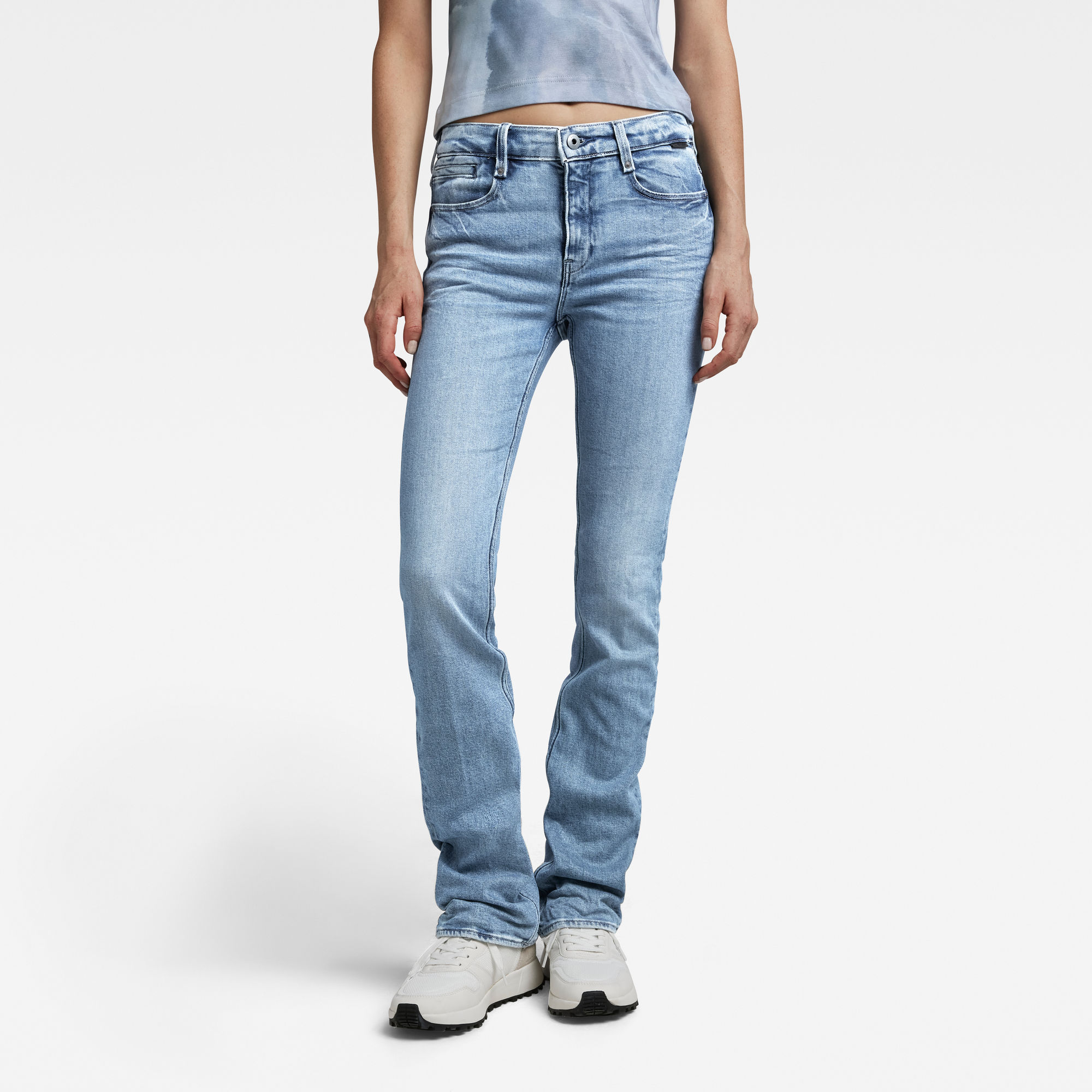 

Noxer Bootcut Jeans - Midden blauw - Dames