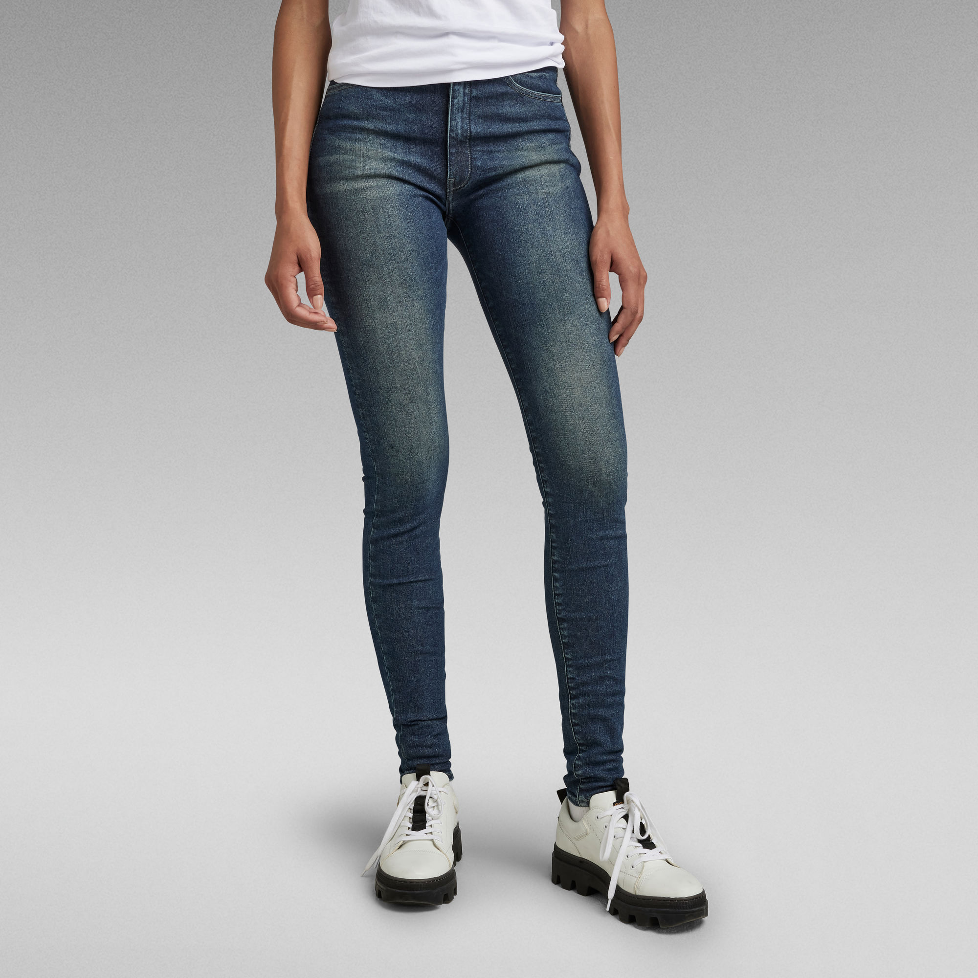 

Kafey Ultra High Skinny Jeans - Dark blue - Women