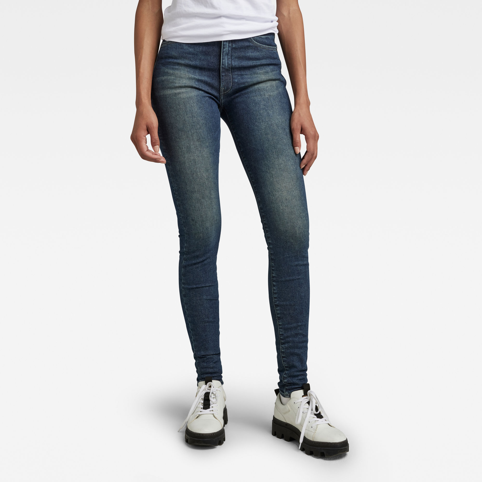 

Kafey Ultra High Skinny Jeans - Dark blue - Women