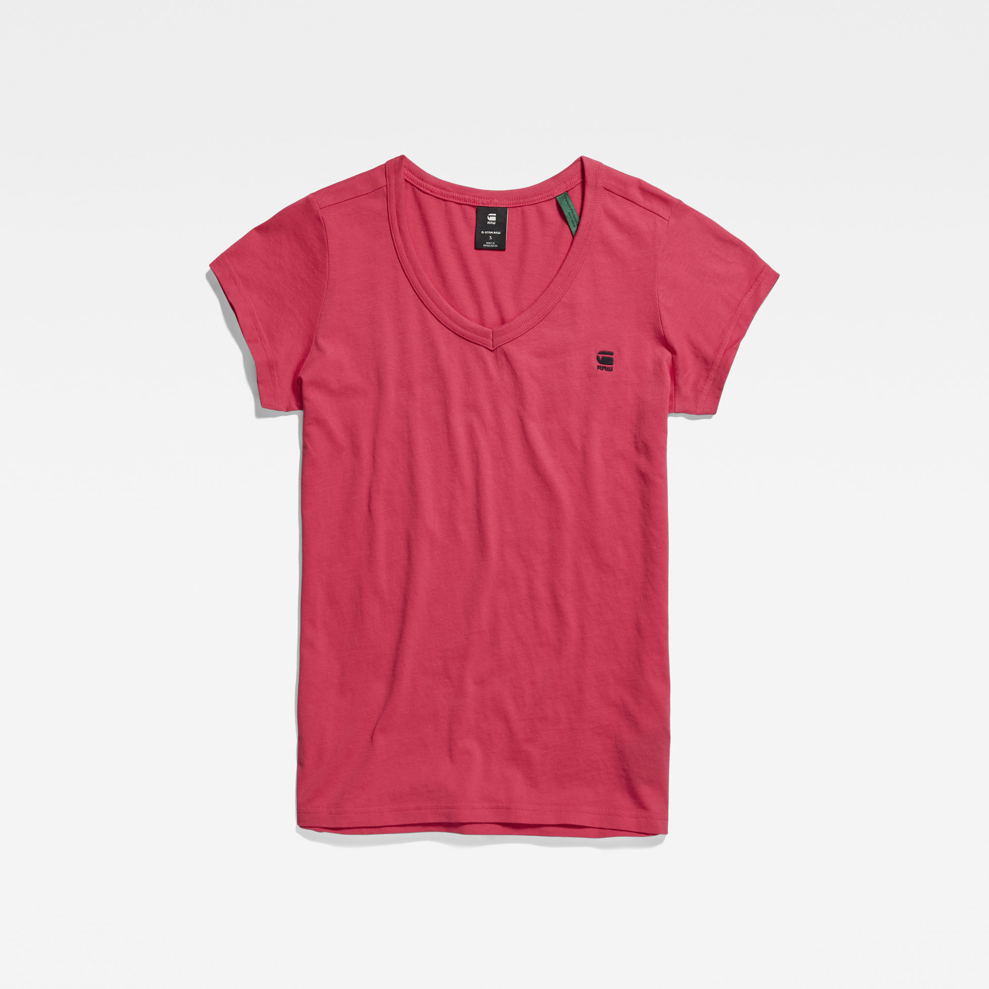 G-Star RAW Eyben Slim V-Hals Top Roze Dames