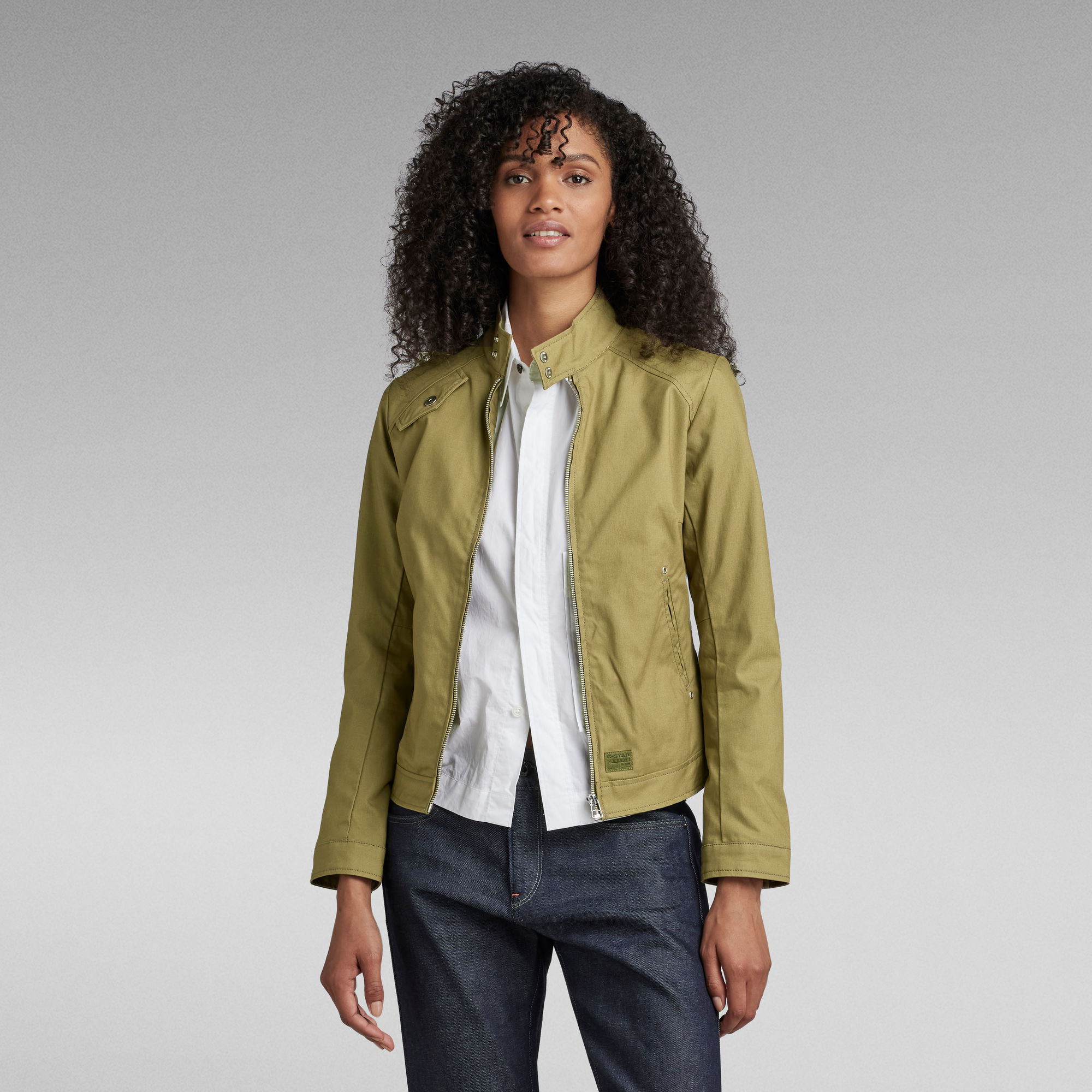 

Biker Jacket - Green - Women