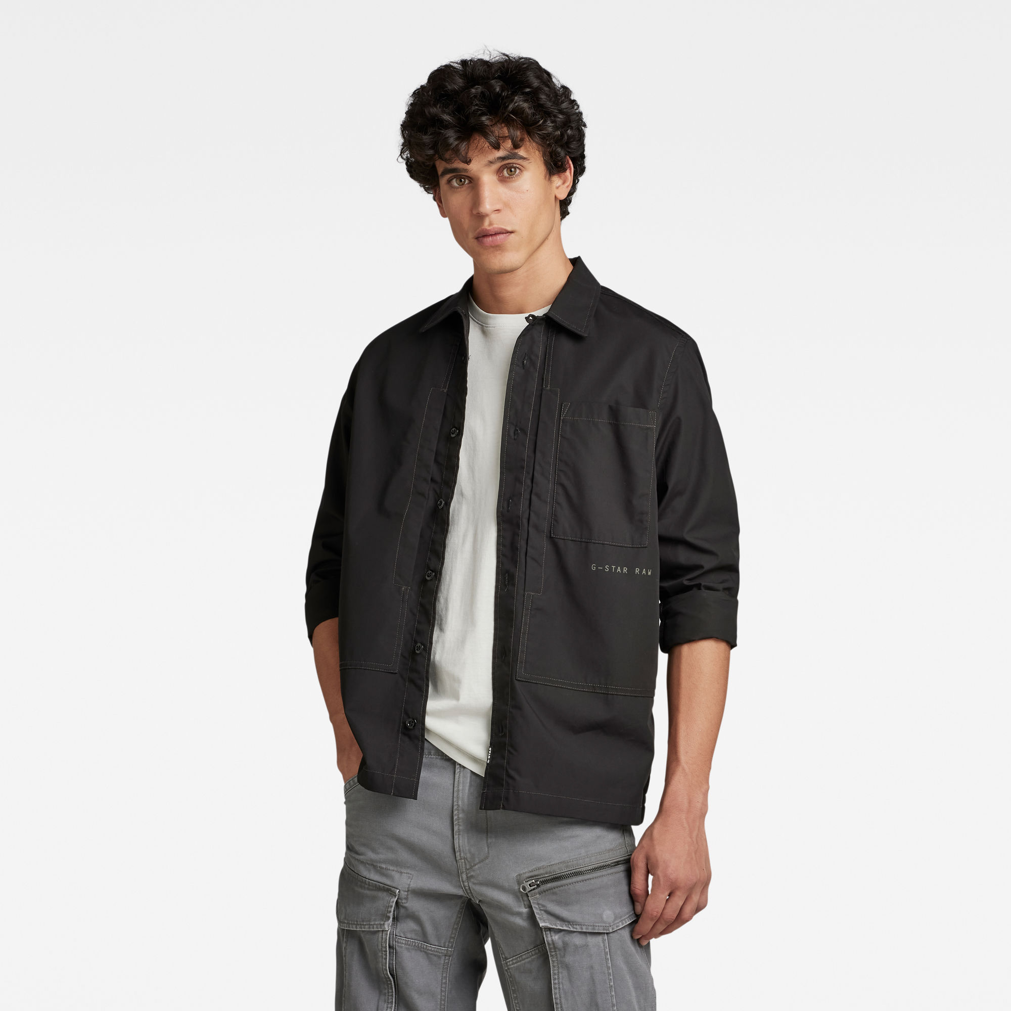 

Regular Shirt - Black - Men