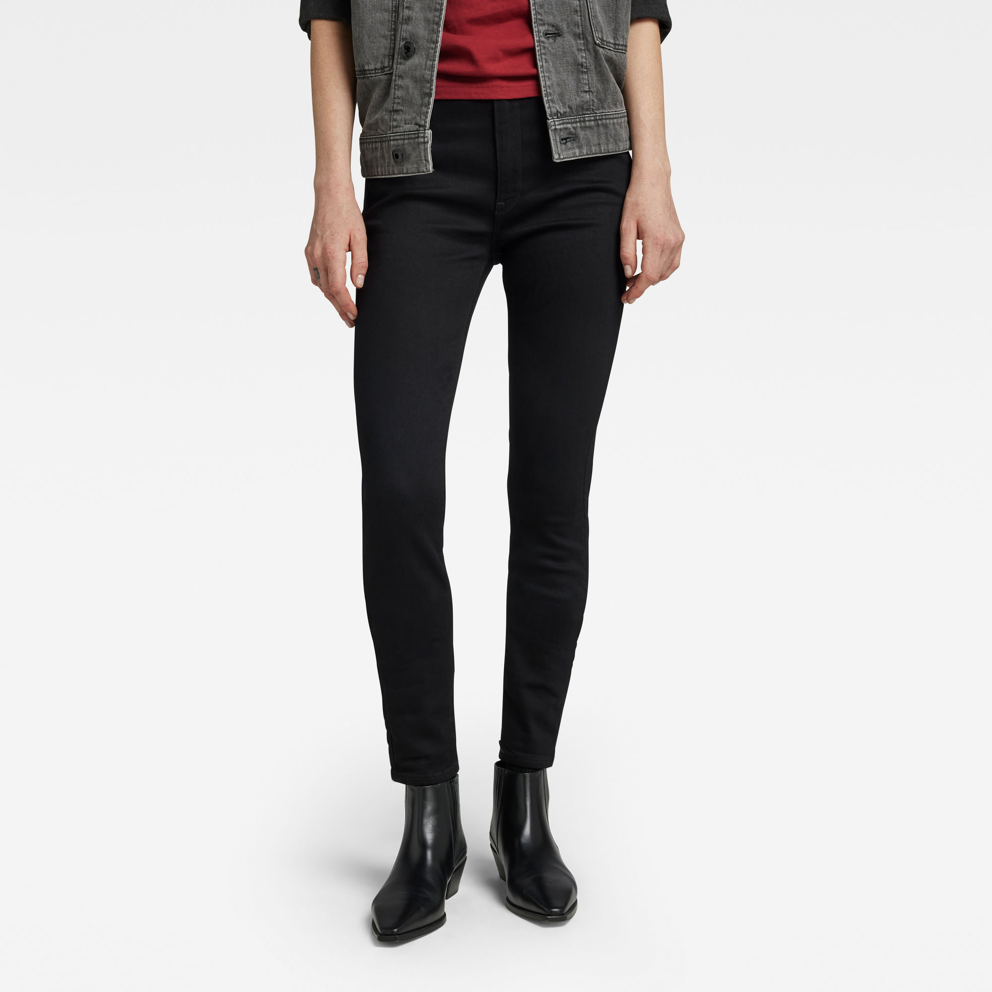 

Kafey Ultra High Skinny jeans - Zwart - Dames