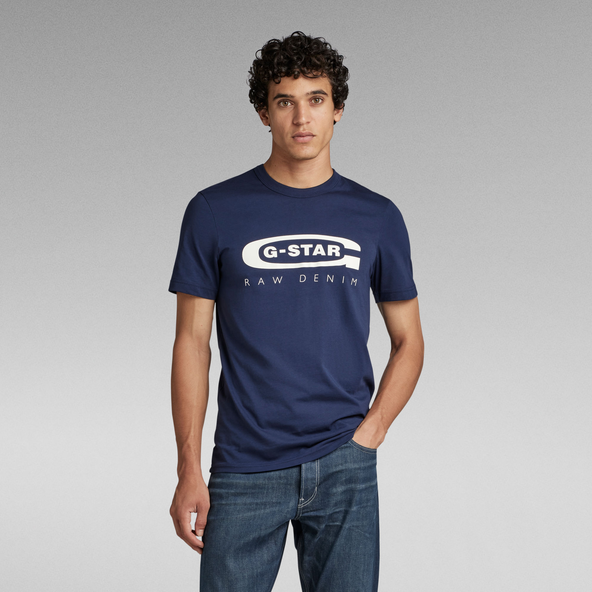 

Graphic 4 T-Shirt - Dark blue - Men