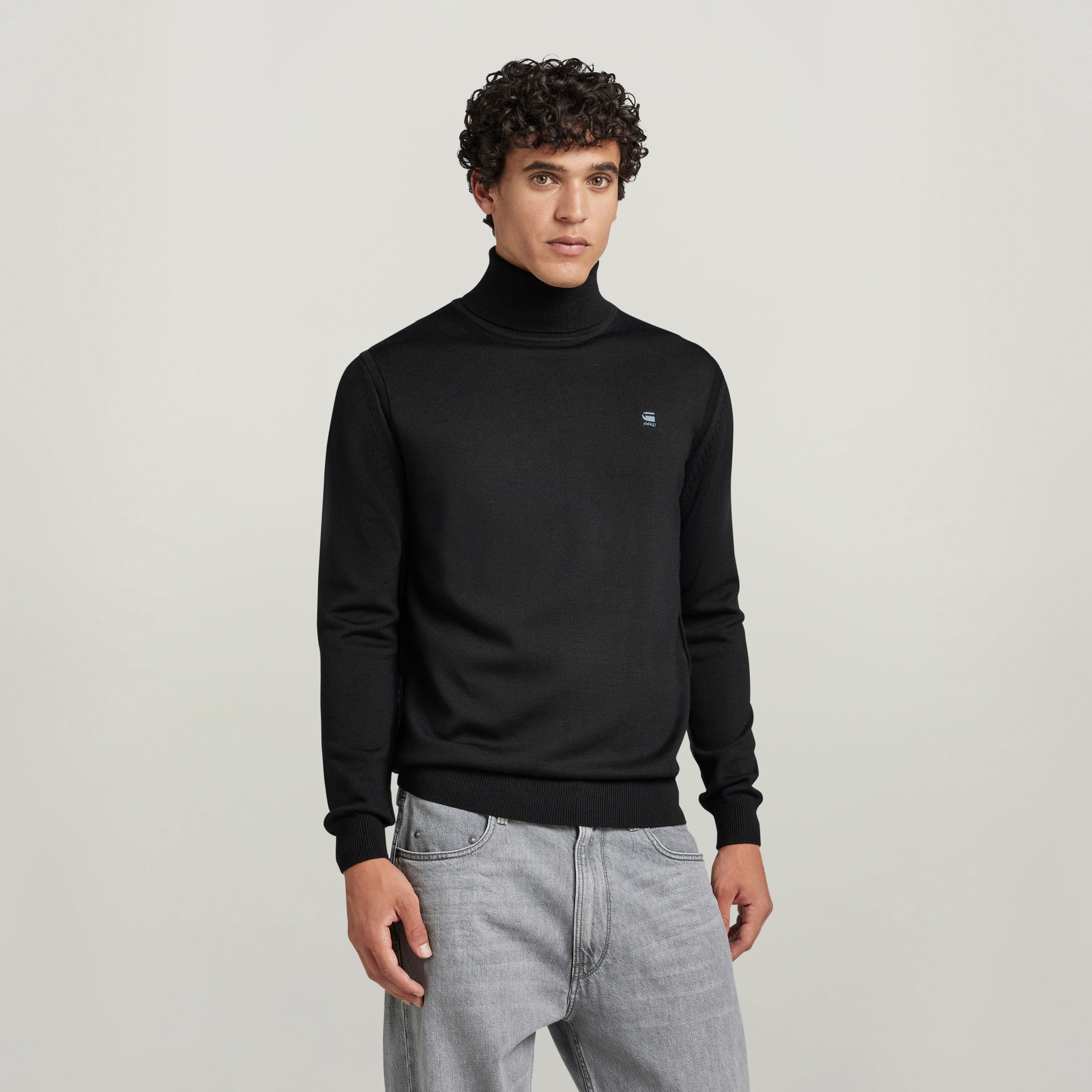 

Premium Core Turtle Knit - Schwarz - Herren