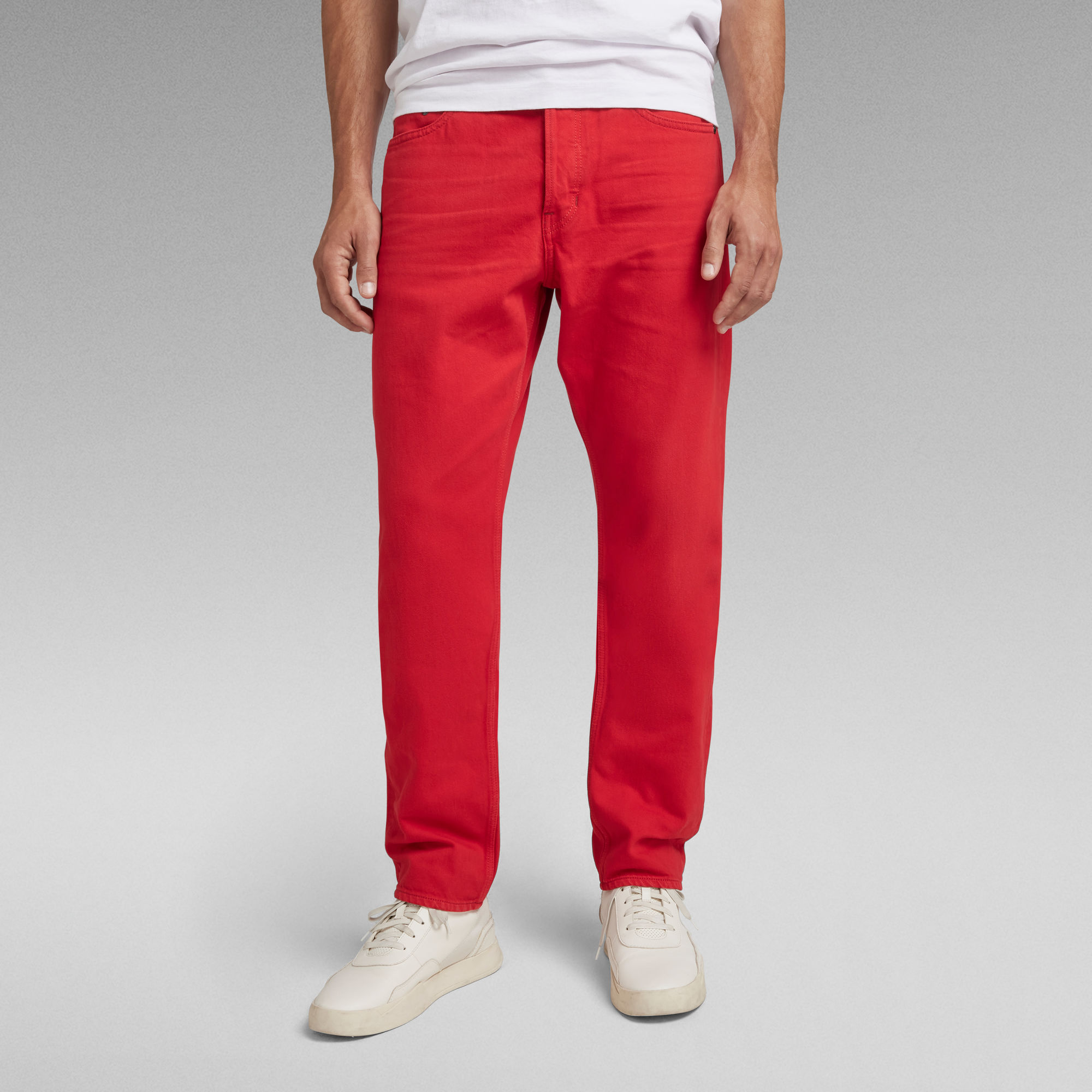 

Triple A Regular Straight Jeans - Rood - Heren