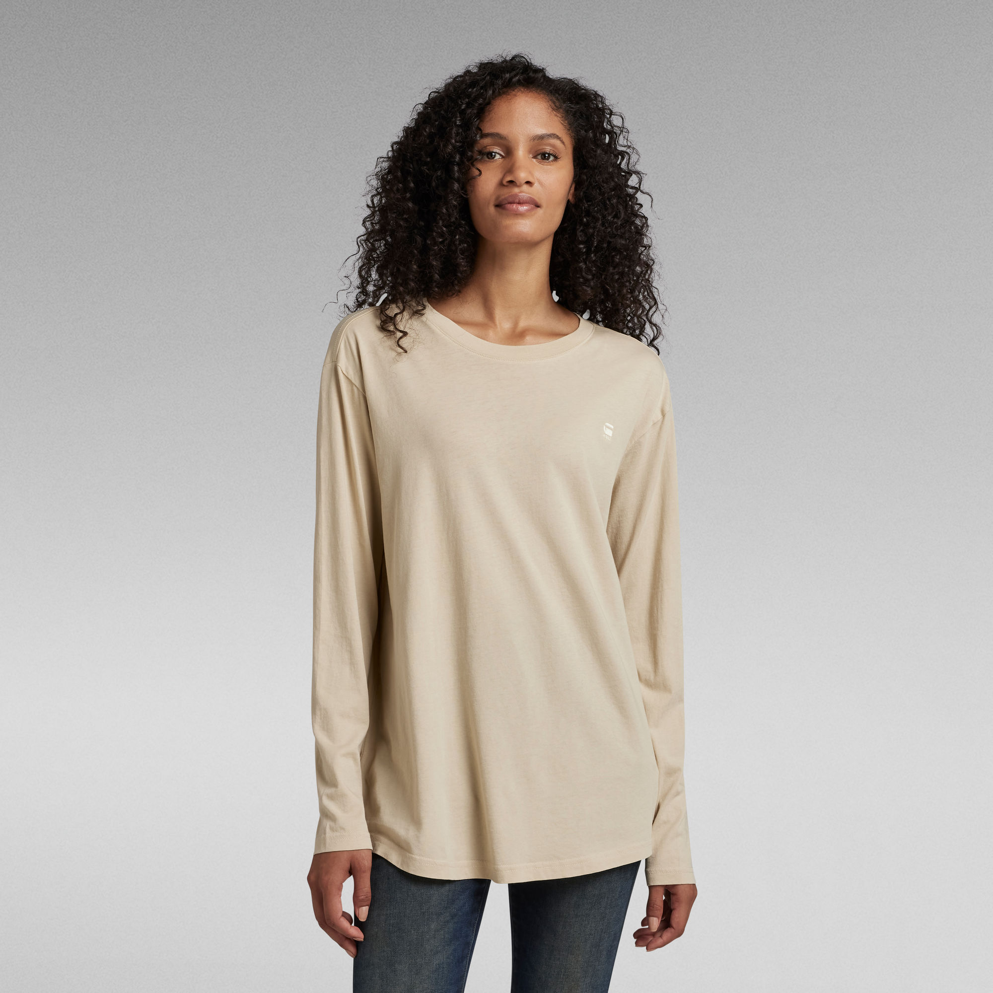 

Lash Fem Loose Top - Beige - Women