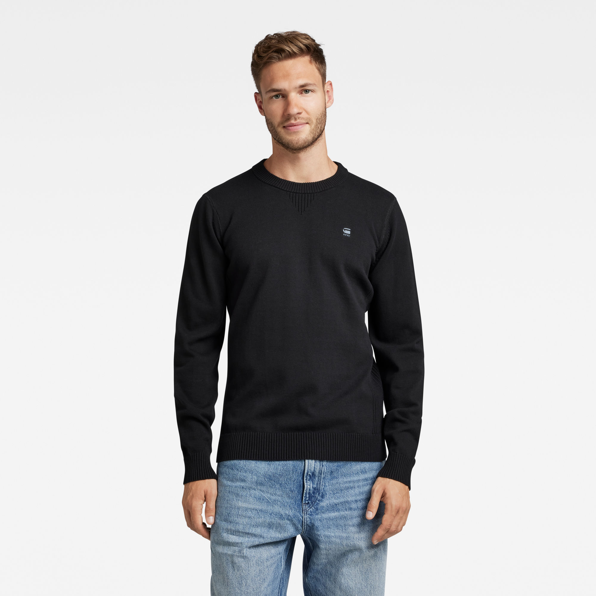 

Classic Sport R Knitted Top - Schwarz - Herren