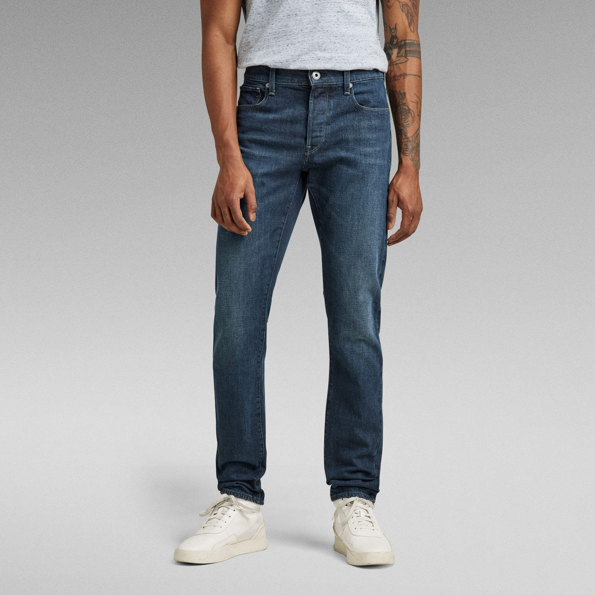 

3301 Slim Jeans - Dunkelblau - Herren