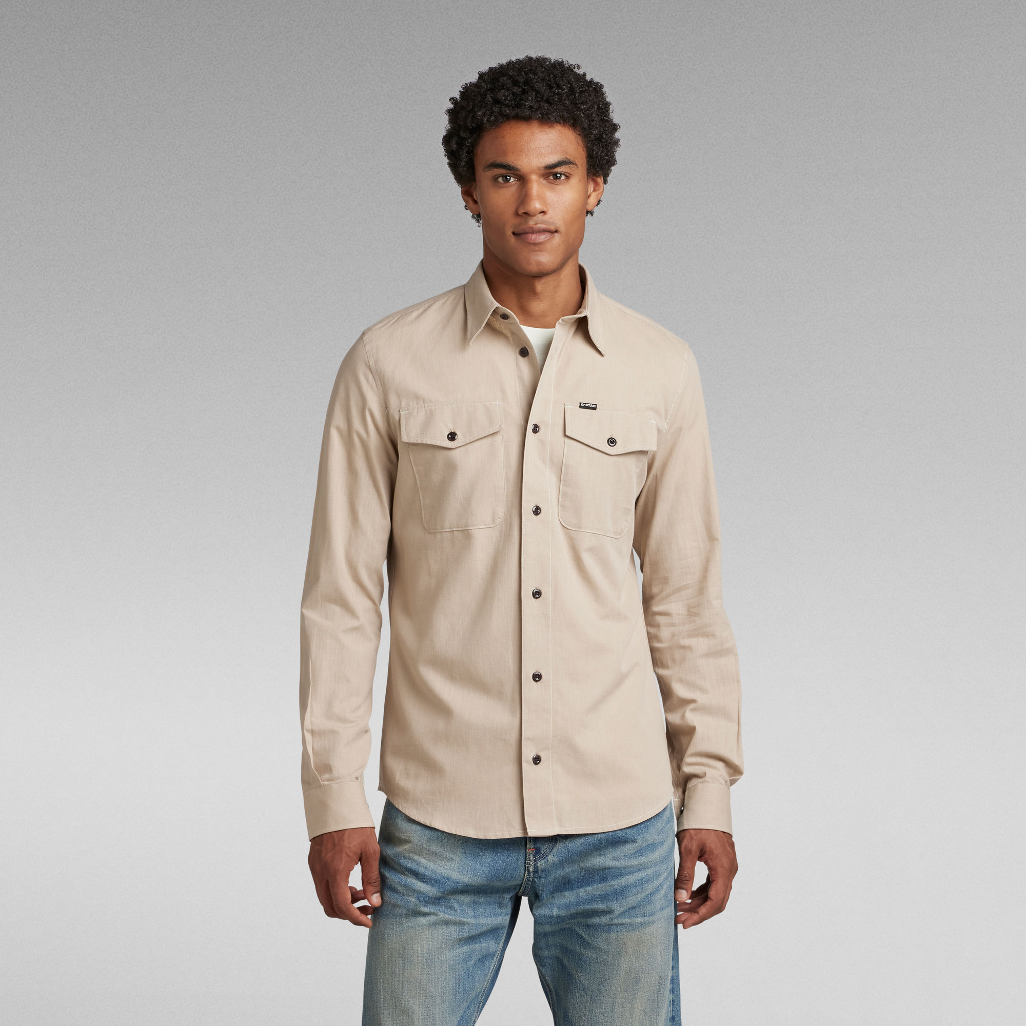 

Marine Slim Shirt - Purple - Men