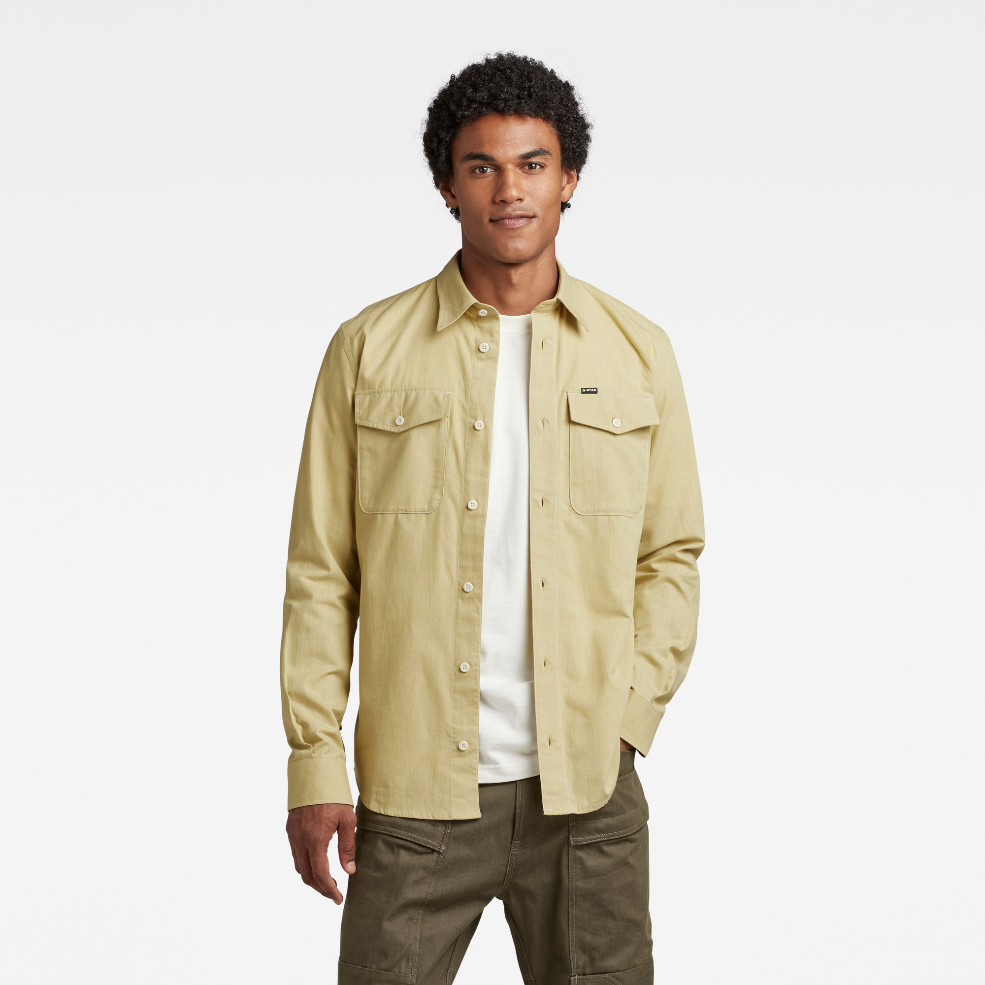 

Marine Slim Hemd - Grün - Herren