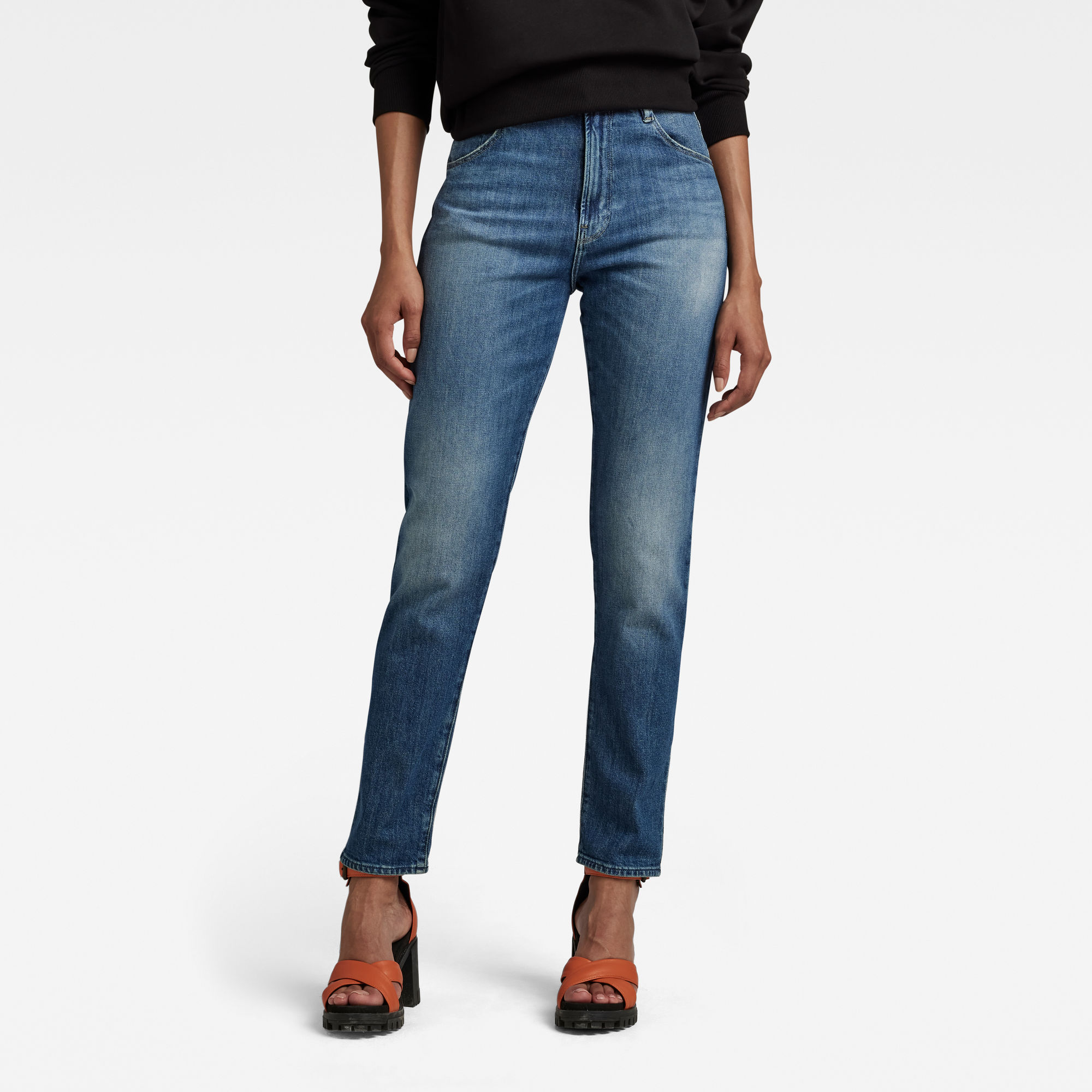 

Virjinya Slim Jeans - Midden blauw - Dames