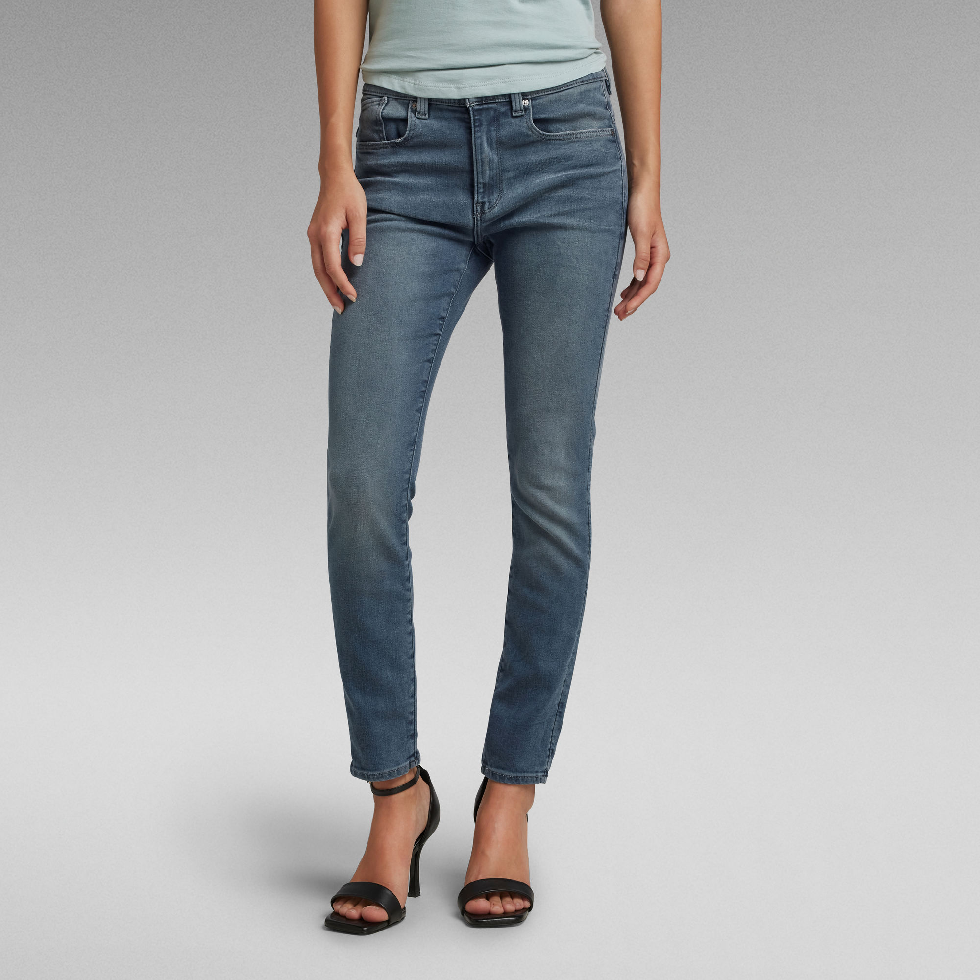 G-Star RAW Lhana Skinny Jeans - Donkerblauw - Dames