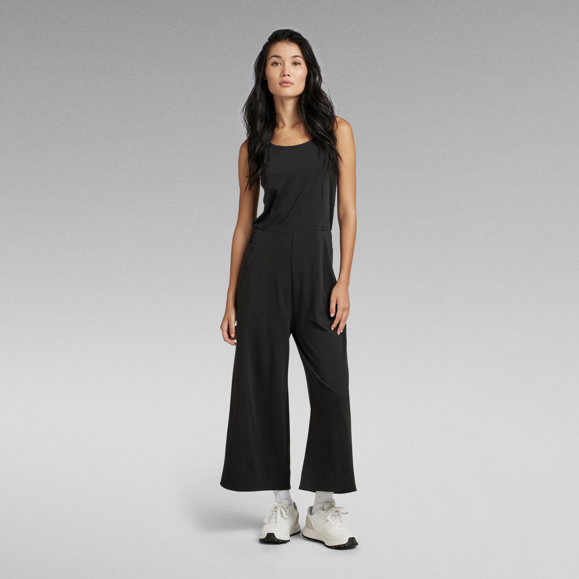 

Tank Jumpsuit - Schwarz - Damen